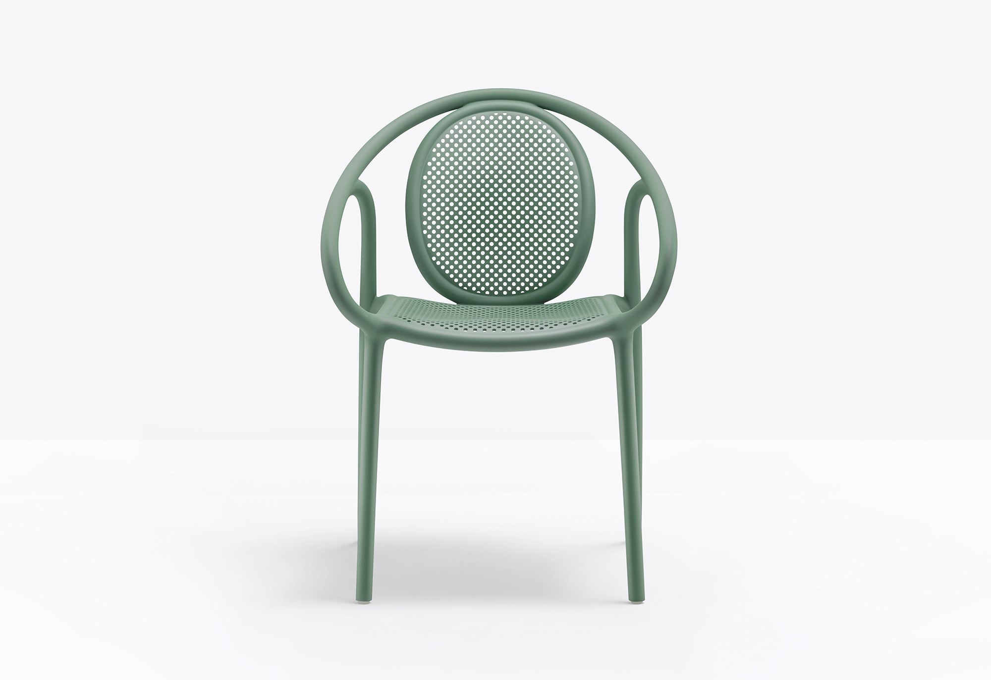 Stackable polypropylene chair with armrests REMIND 3735R By Pedrali ...