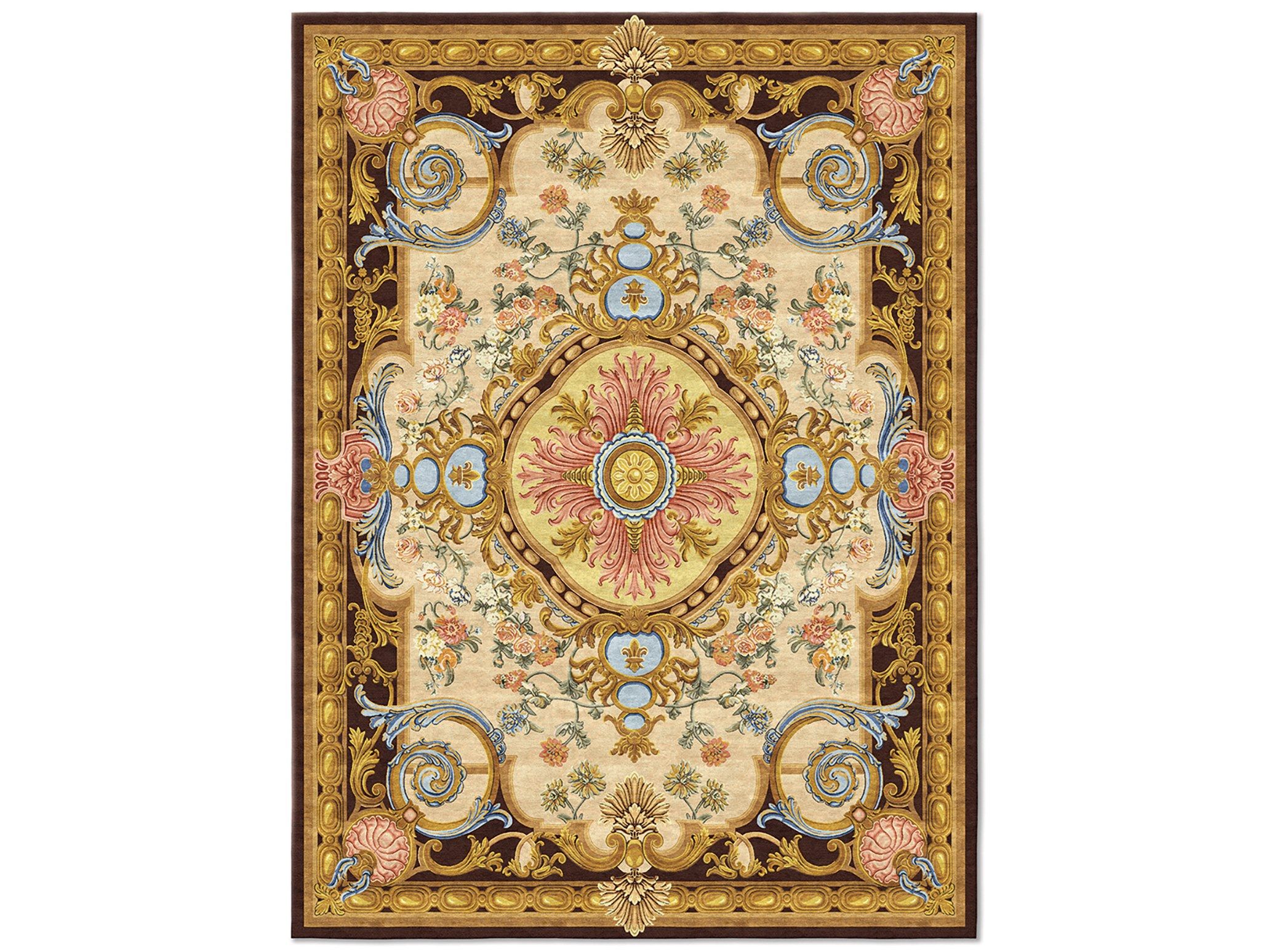 RENAISSANSE GOLD by Tapis Rouge - Tappeto rettangolare fatto a mano