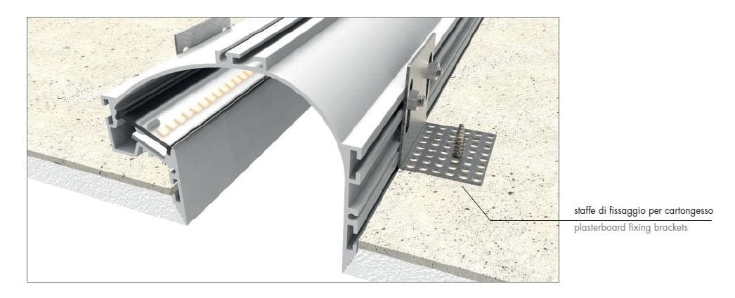 Linear lighting profile RIFT By Plexiform