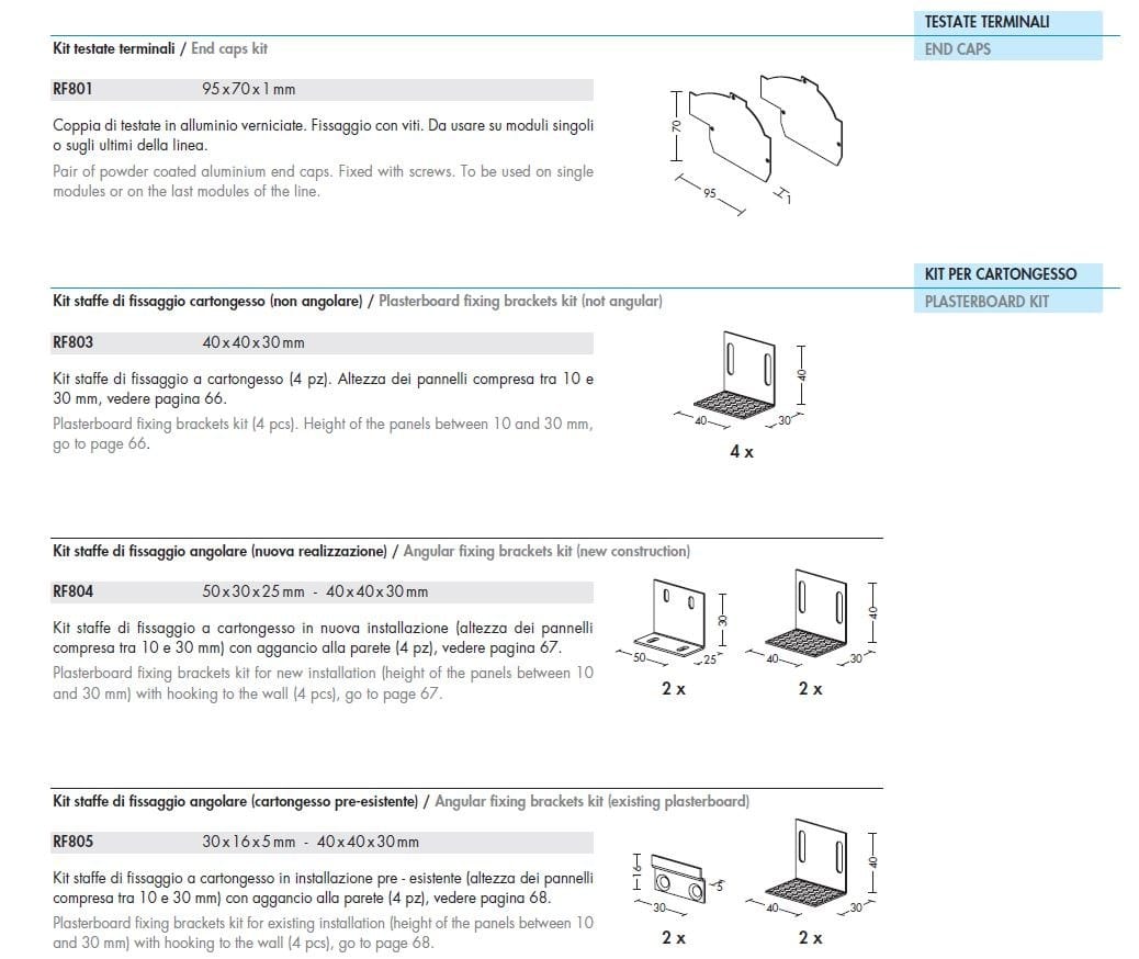Linear lighting profile RIFT By Plexiform