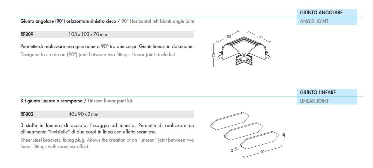 Linear lighting profile RIFT By Plexiform