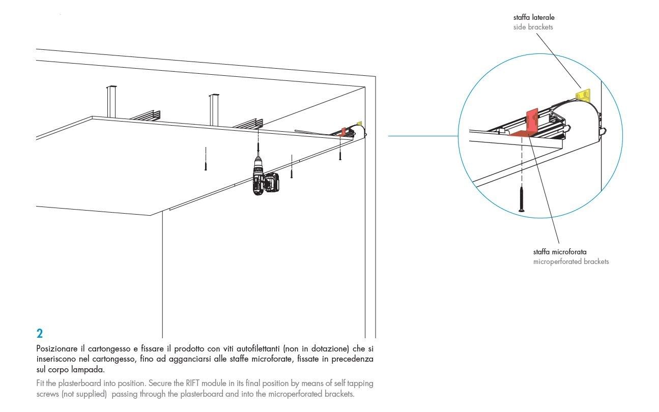 Linear lighting profile RIFT By Plexiform