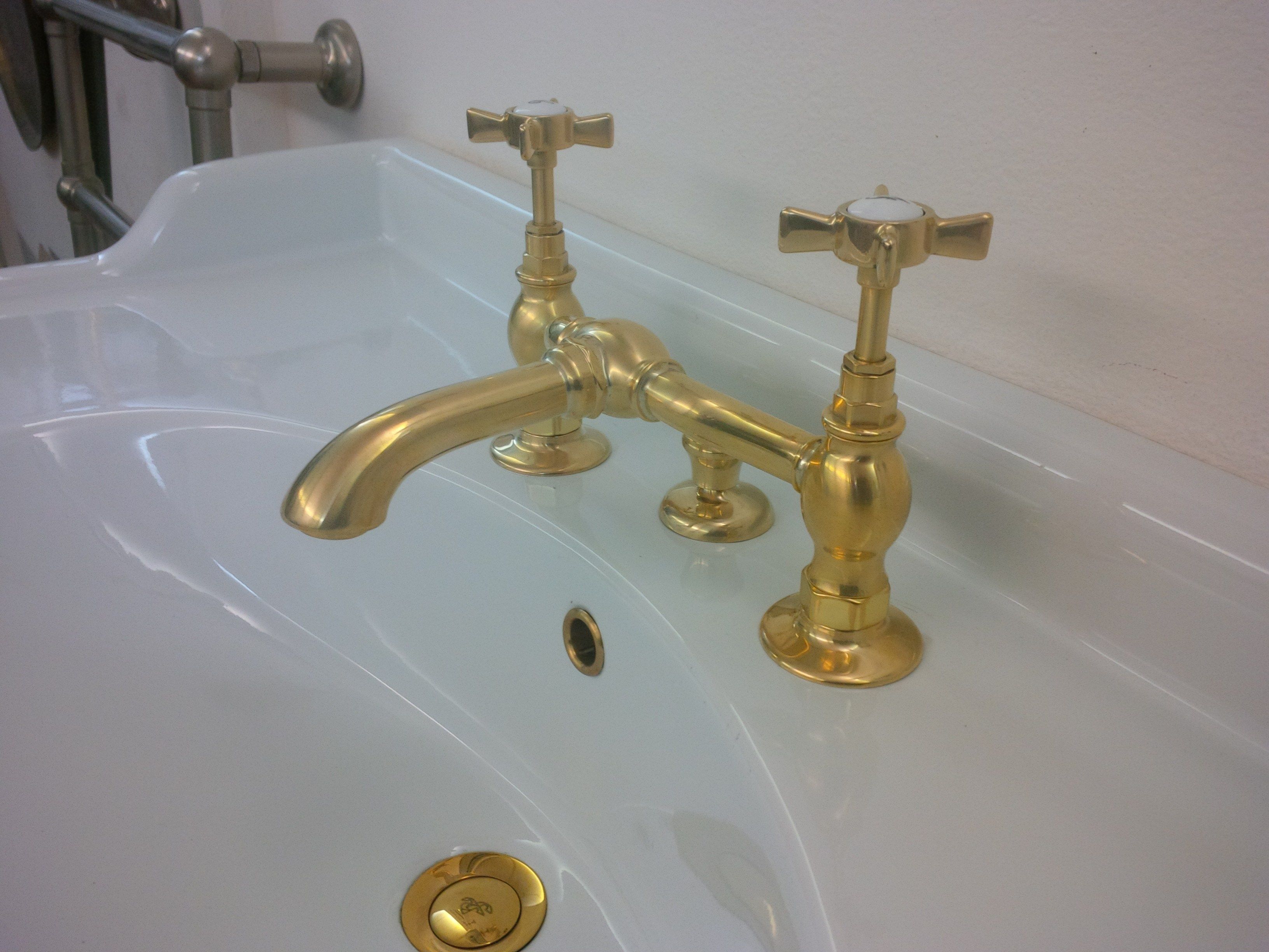 RL1013 | Rubinetto per lavabo by BLEU PROVENCE - Rubinetto per lavabo a 2 fori da piano in ottone - 3