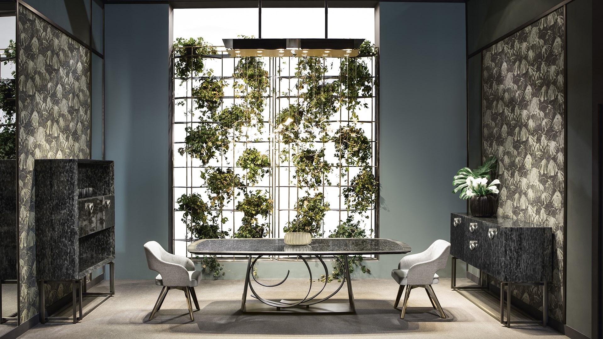 RODIN Rectangular marble table By Cantori