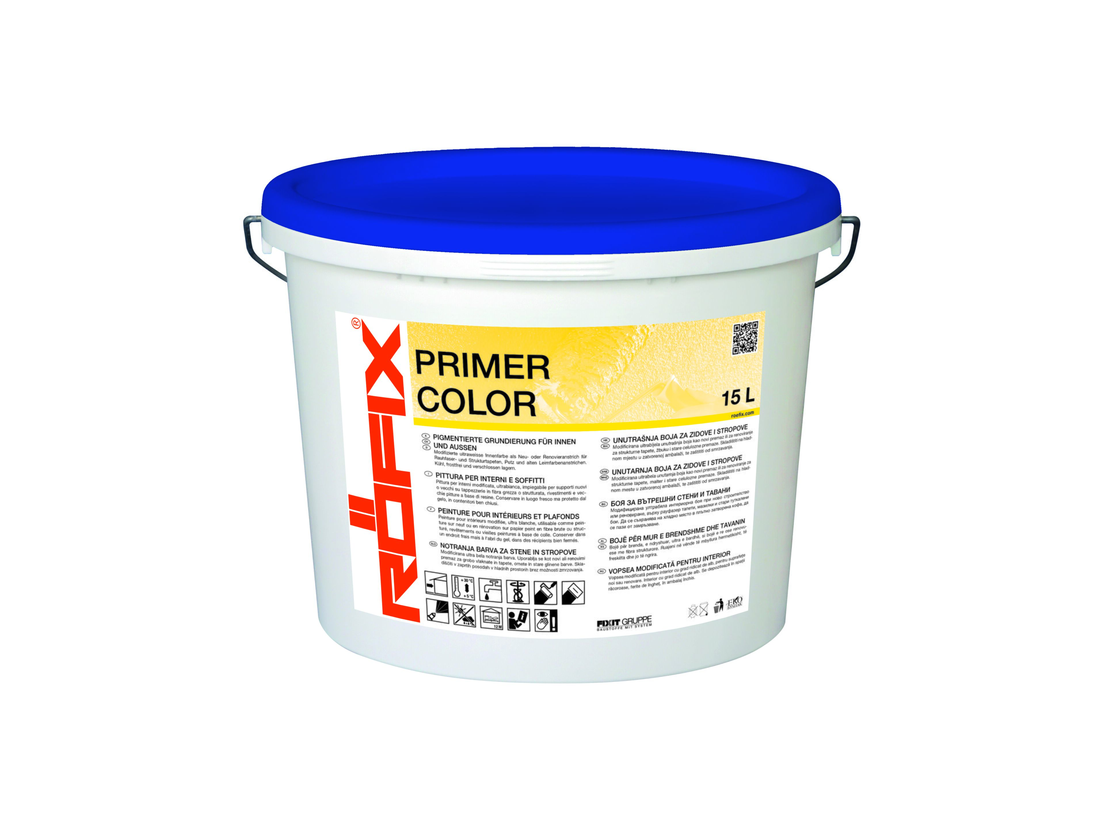 Fondo liscio pigmentato per interni ed esterni RÖFIX PRIMER COLOR ...