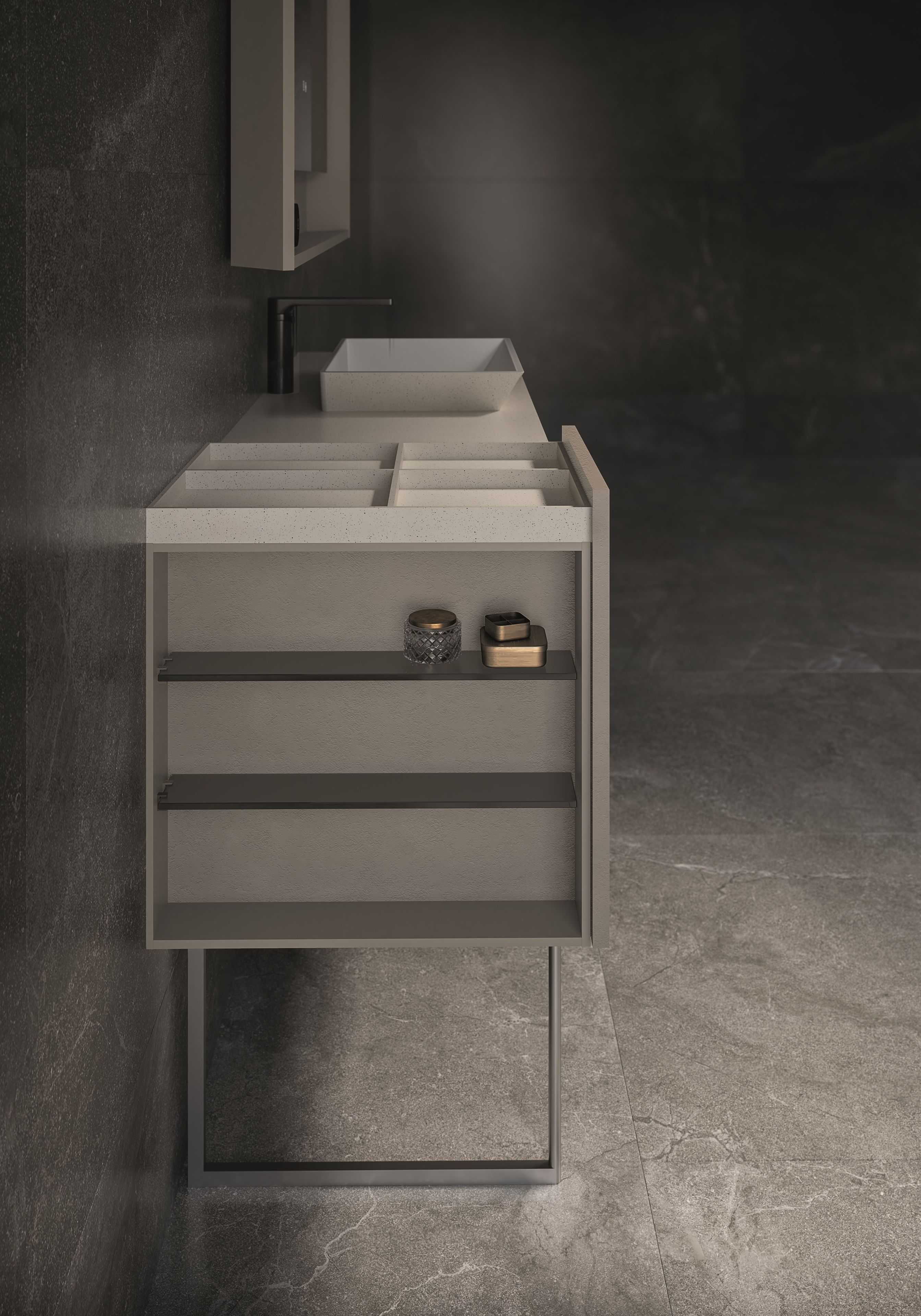 ROK by Fiora - Mobile lavabo da terra singolo - 3