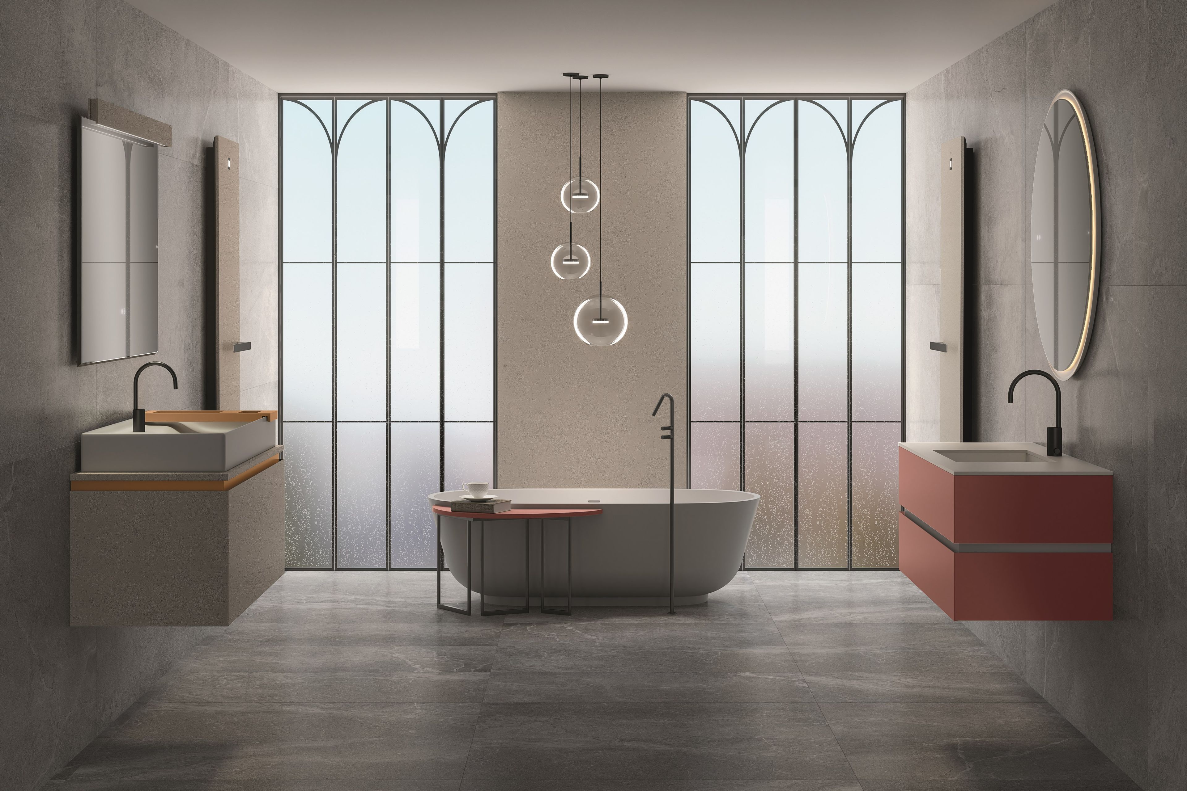 ROK by Fiora - Mobile lavabo singolo sospeso - 5
