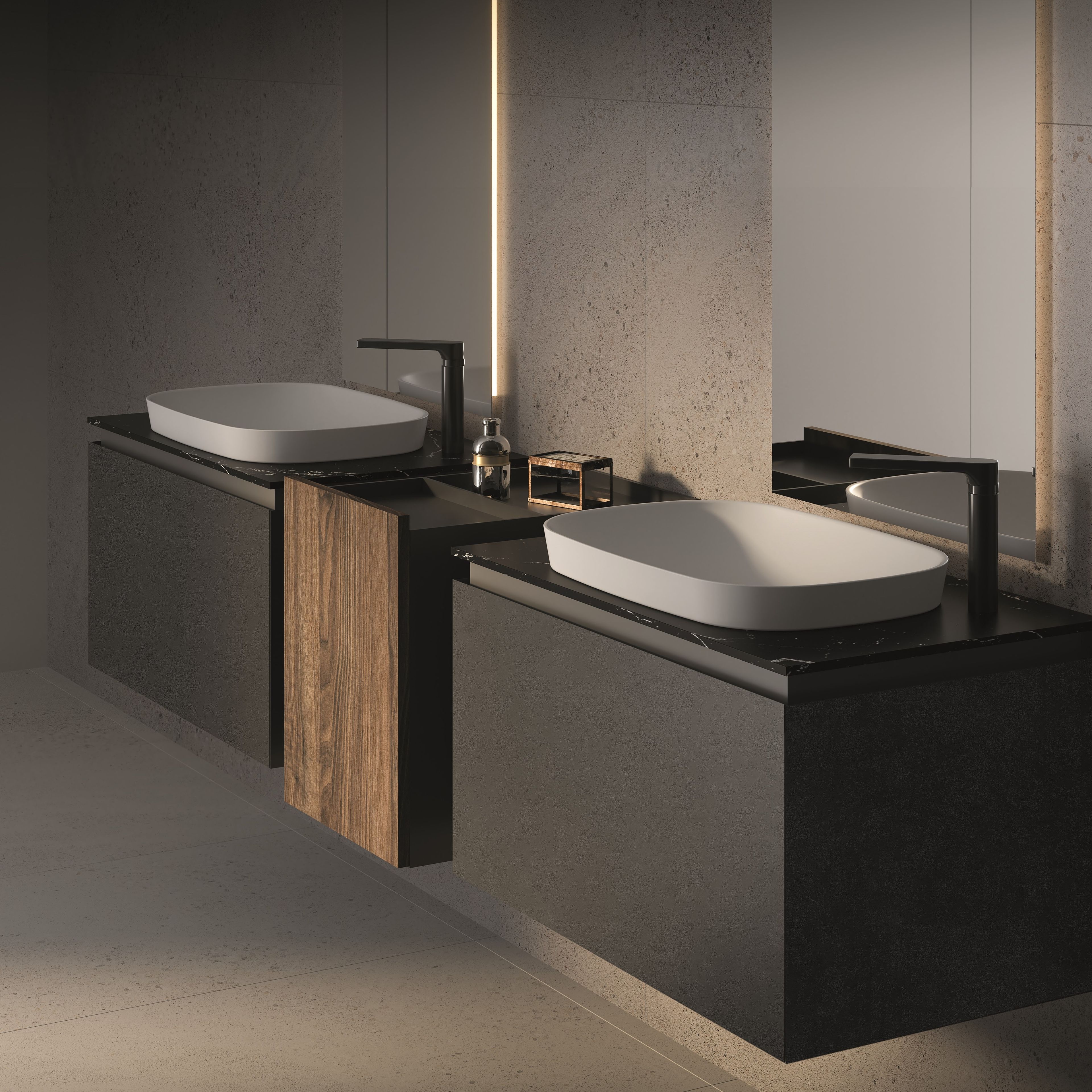 ROK by Fiora - Mobile lavabo singolo sospeso - 3