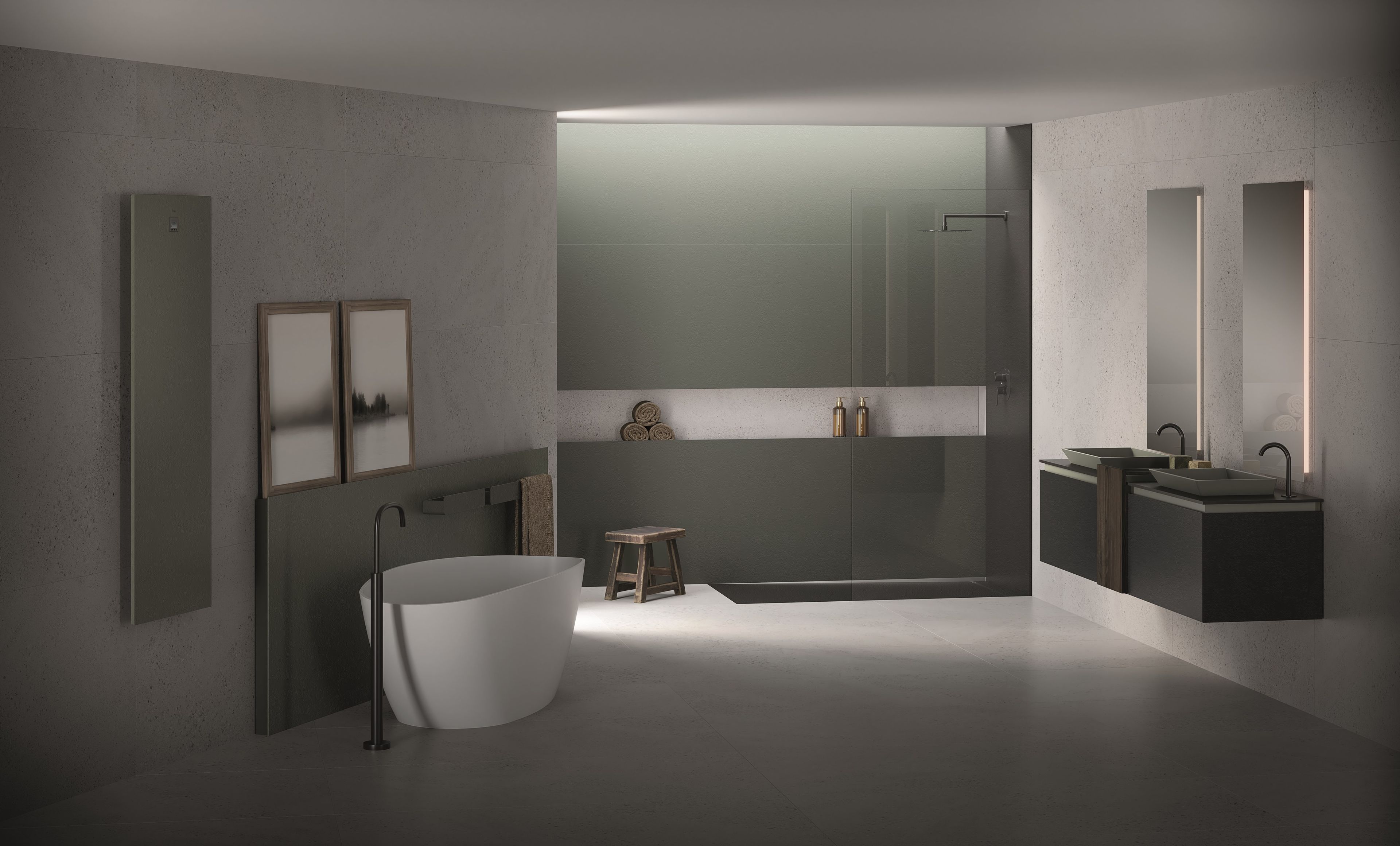 ROK by Fiora - Mobile lavabo singolo sospeso - 2