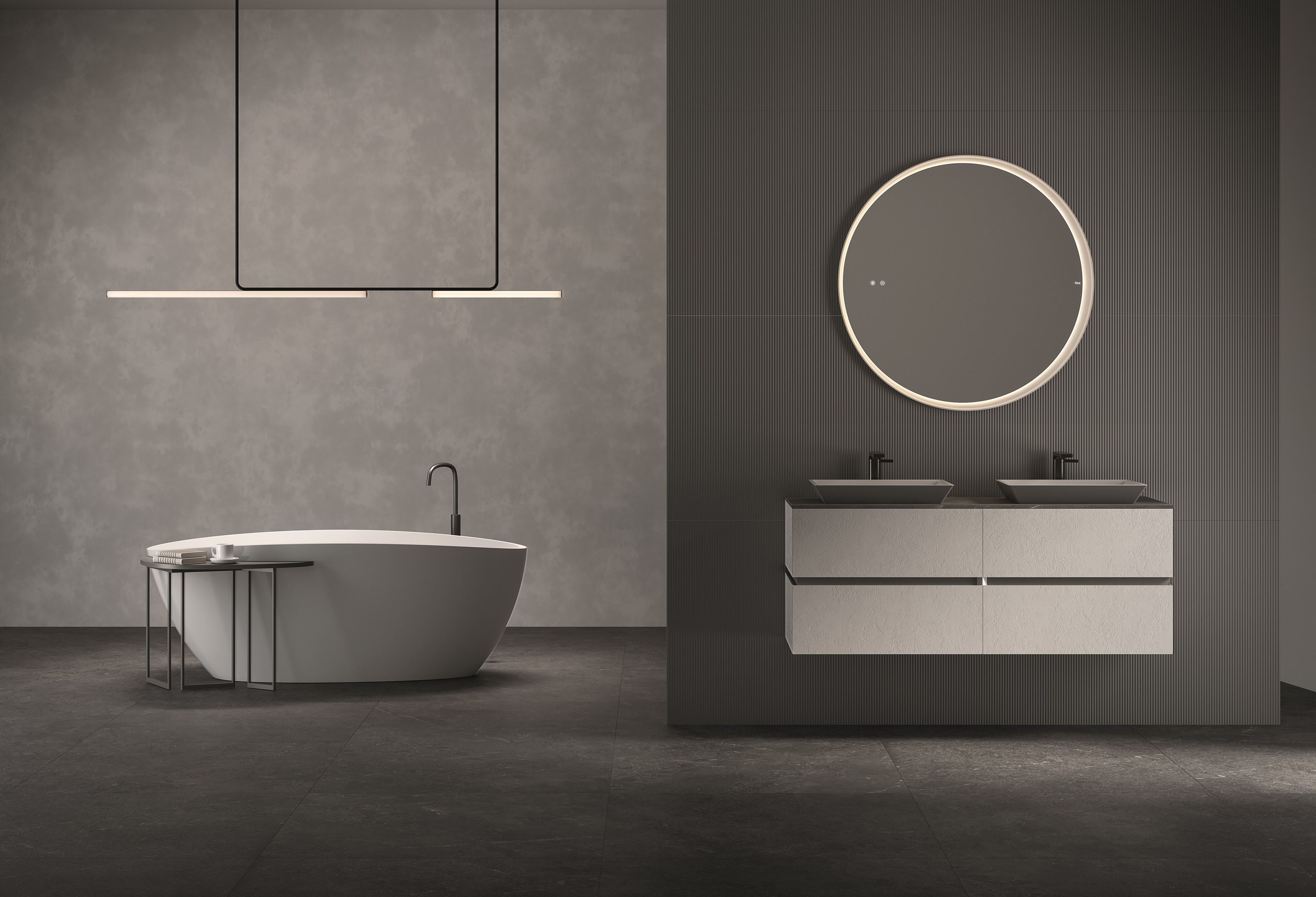 ROK by Fiora - Mobile lavabo doppio sospeso - 5