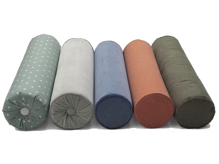 Cuscino Cervicale Cilindrico Made In Italy - Supporto Per Collo, Schiena E Gambe 40x15 Cm - Tessuto Idrorepellente E Antimacchia