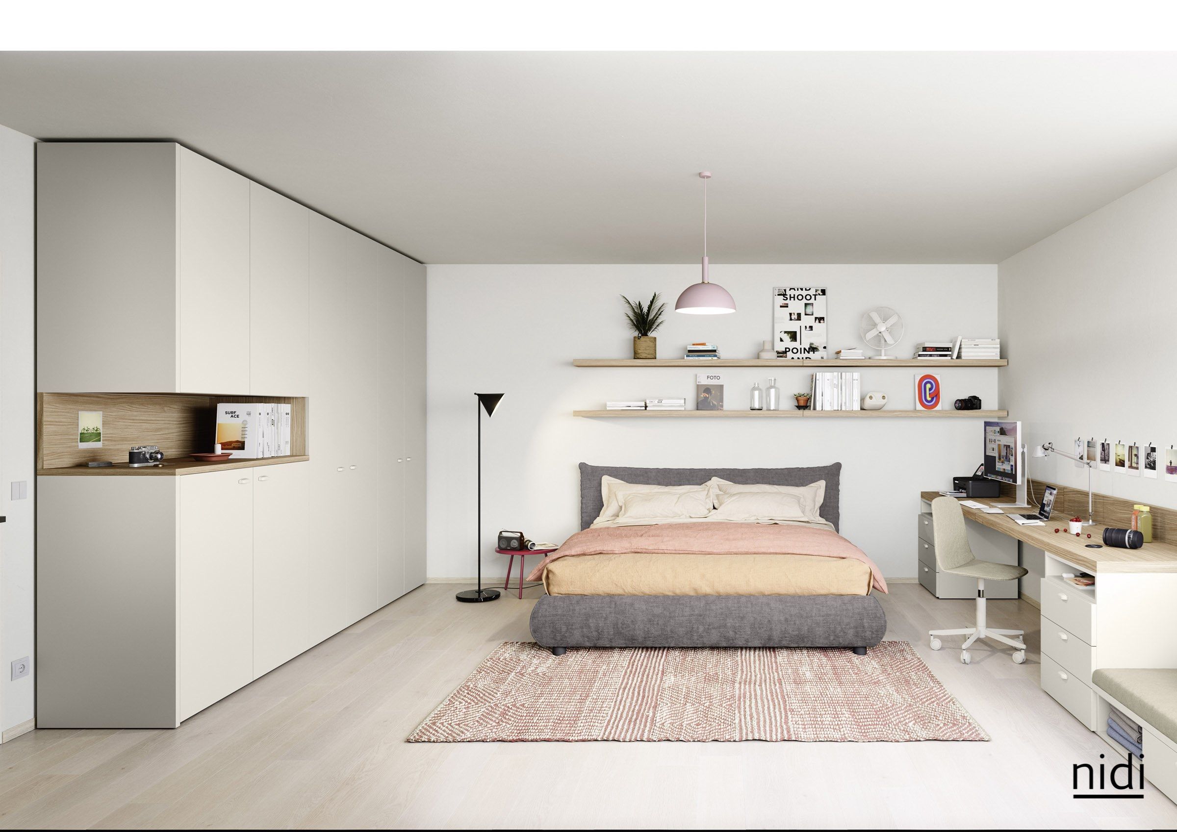 ROLLER by Nidi - Letto imbottito matrimoniale sfoderabile - 3