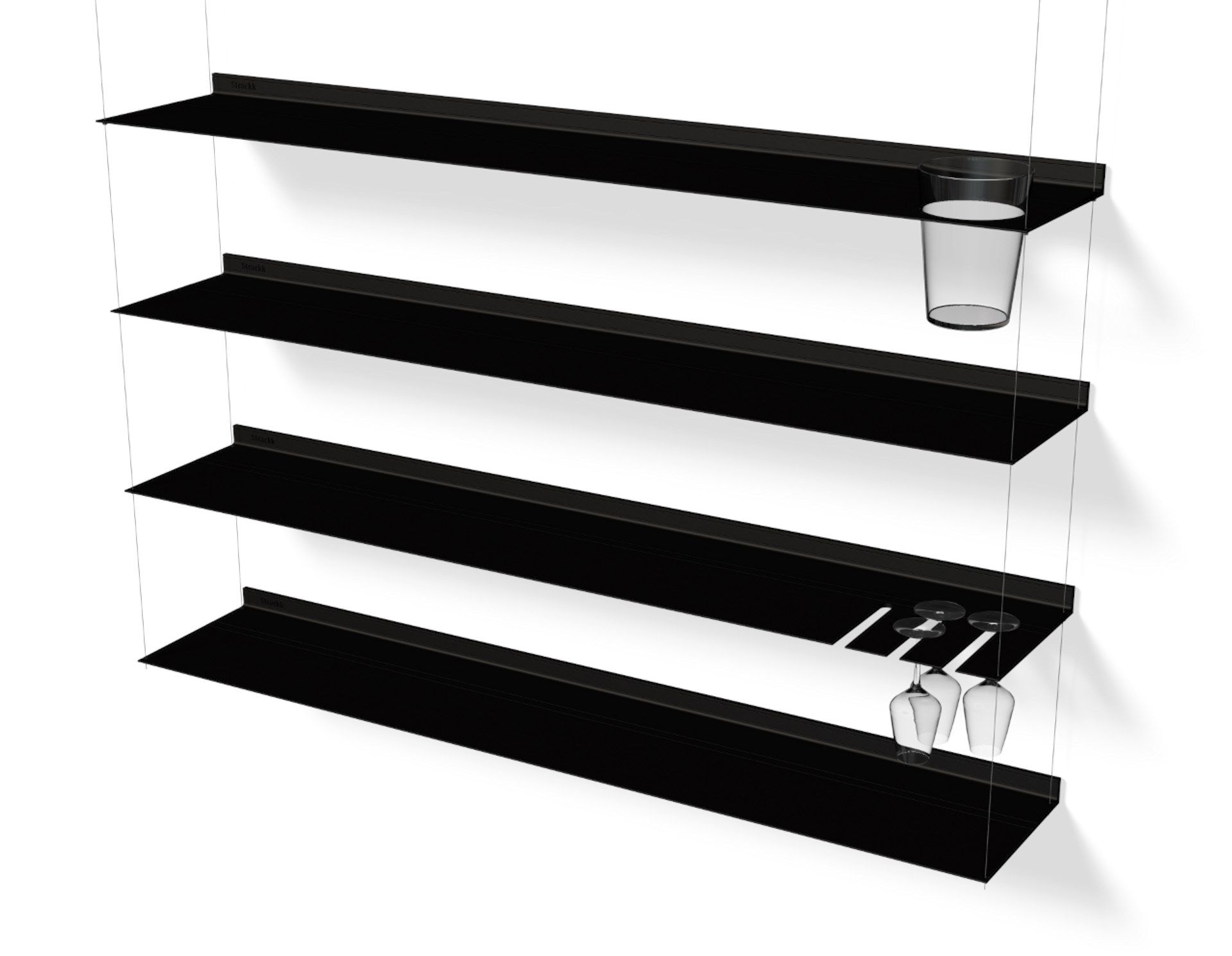 Hanging aluminium room divider ROOM DIVIDER By Strackk