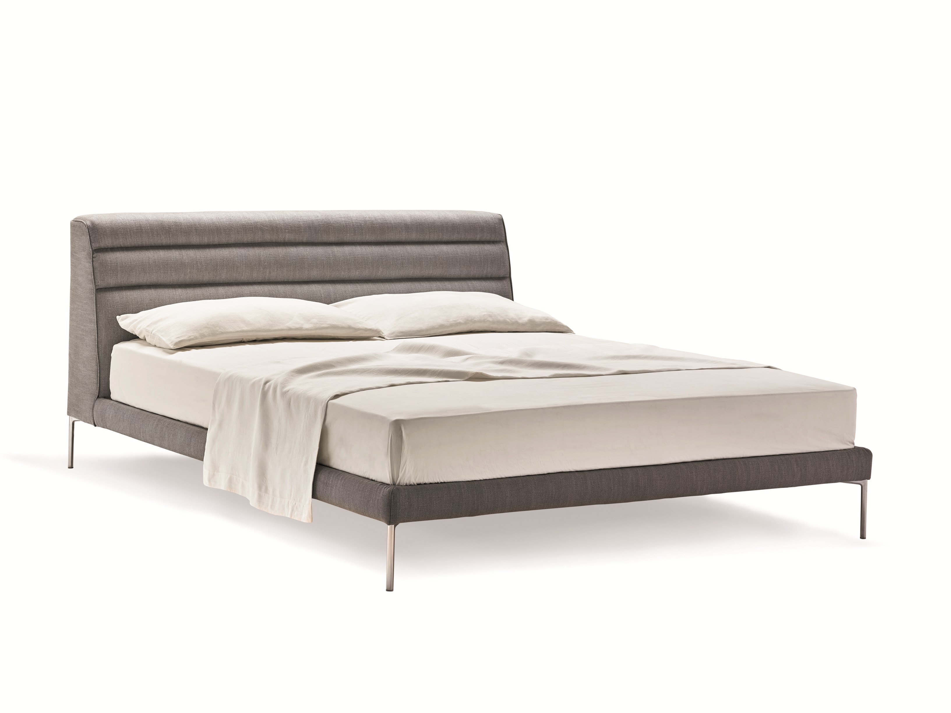 double bed with upholstered headboard ruben 1856 1857 by zanotta bed design double bed designs bed