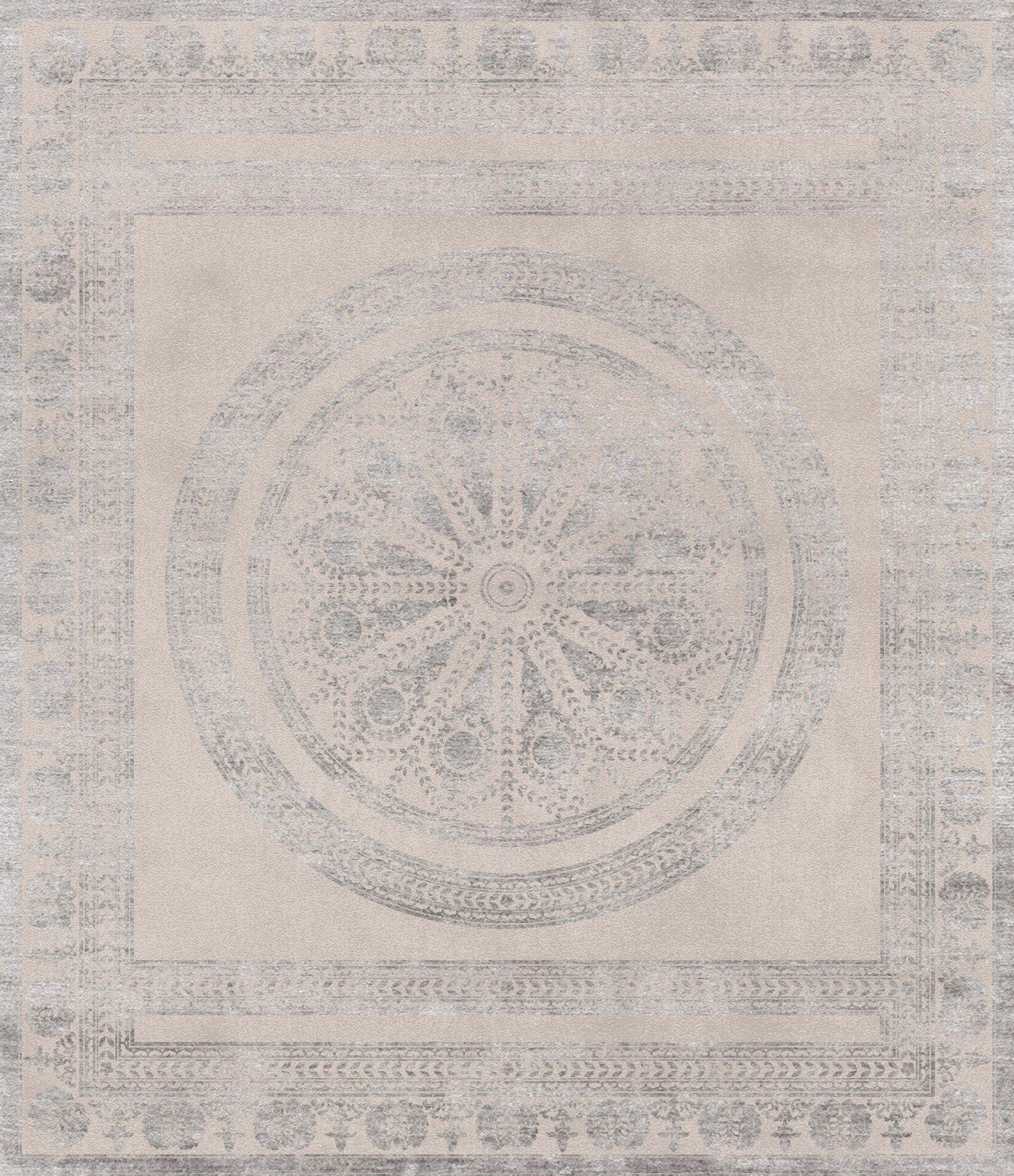 RUE DE L’ELYSÉE by Un Tapis à Paris - Tappeto rettangolare in Lyocell® a motivi geometrici - 2