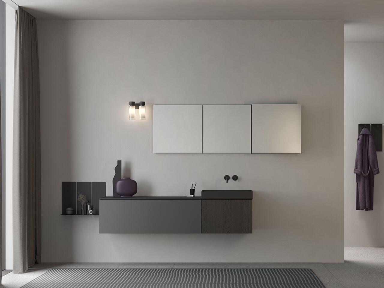 INTERLUDE 5 by Rexa - Arredo bagno completo / mobile lavabo