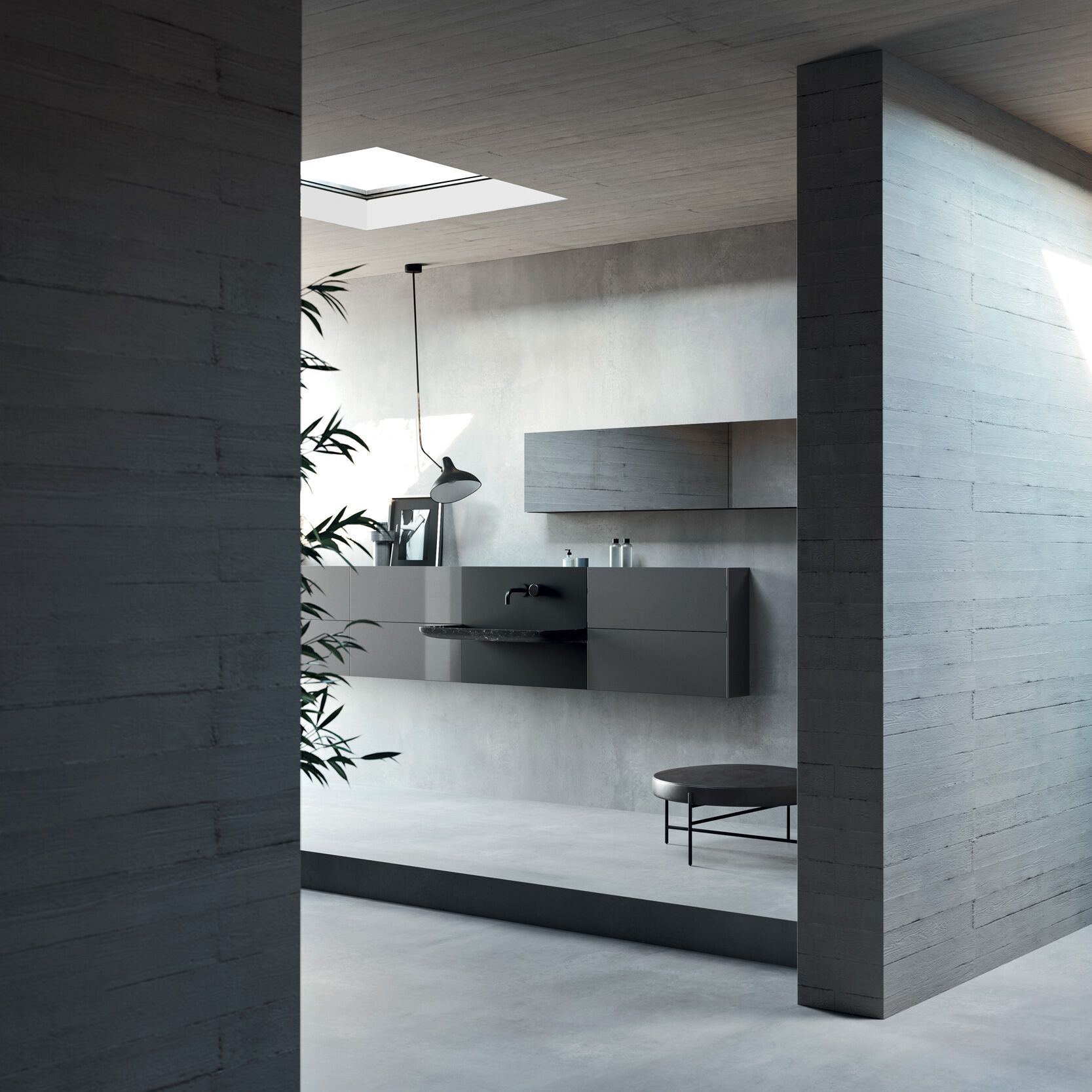 VISION 07 by Rexa - Mobile lavabo con pensile - 3