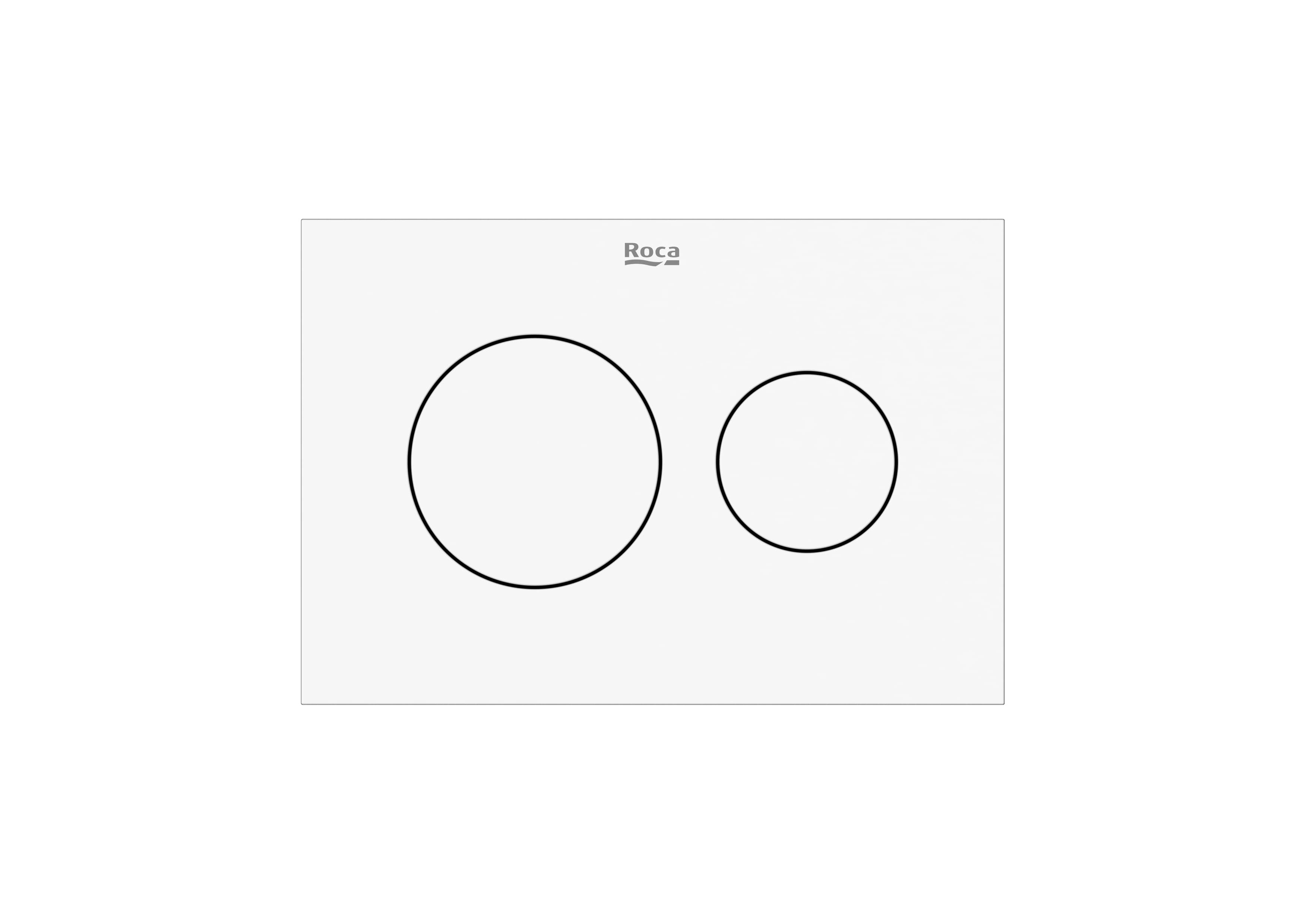 PS3 DUAL by Roca - Placca di comando per wc meccanica - 6
