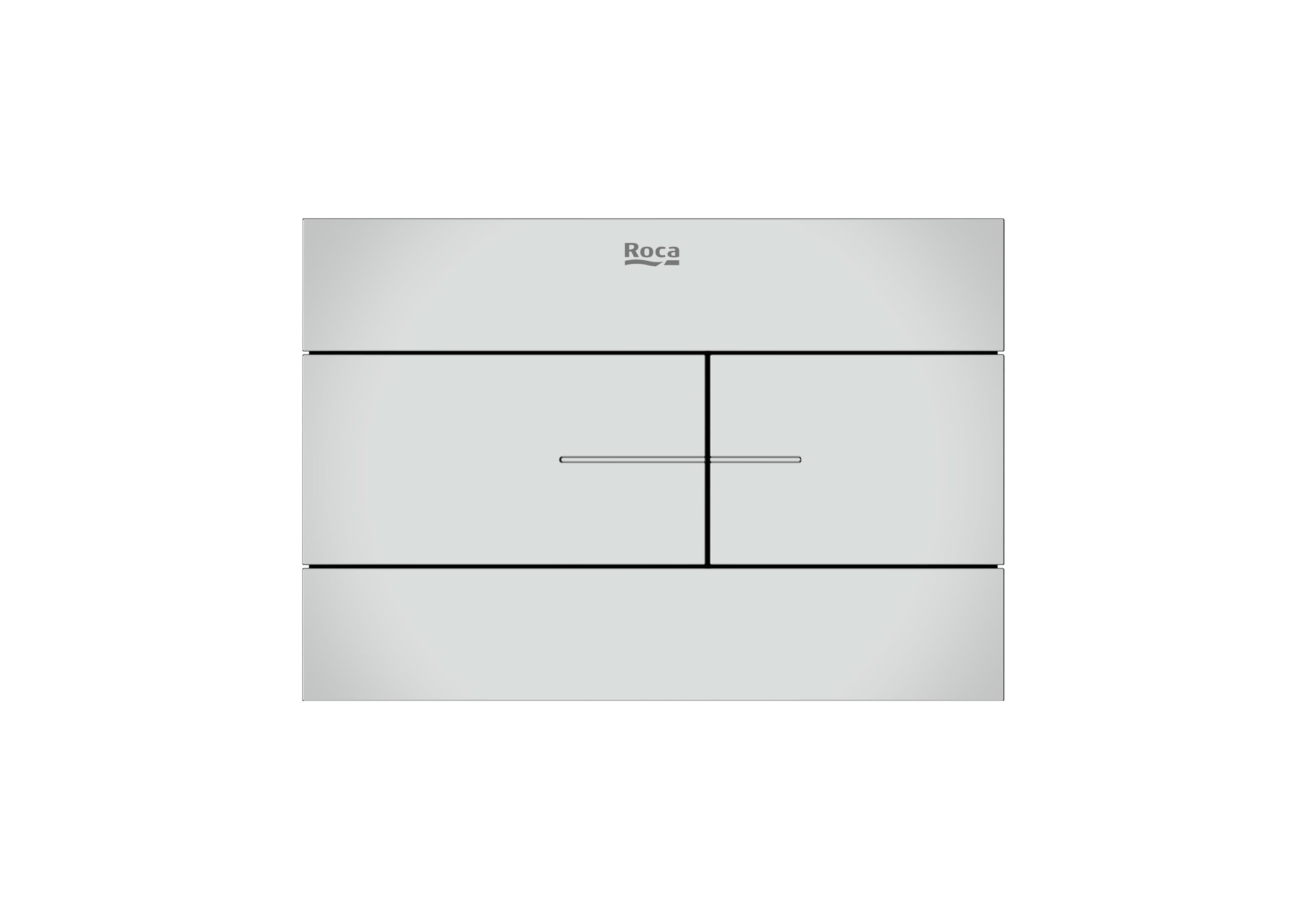 PS2 DUAL by Roca - Placca di comando per wc meccanica - 5