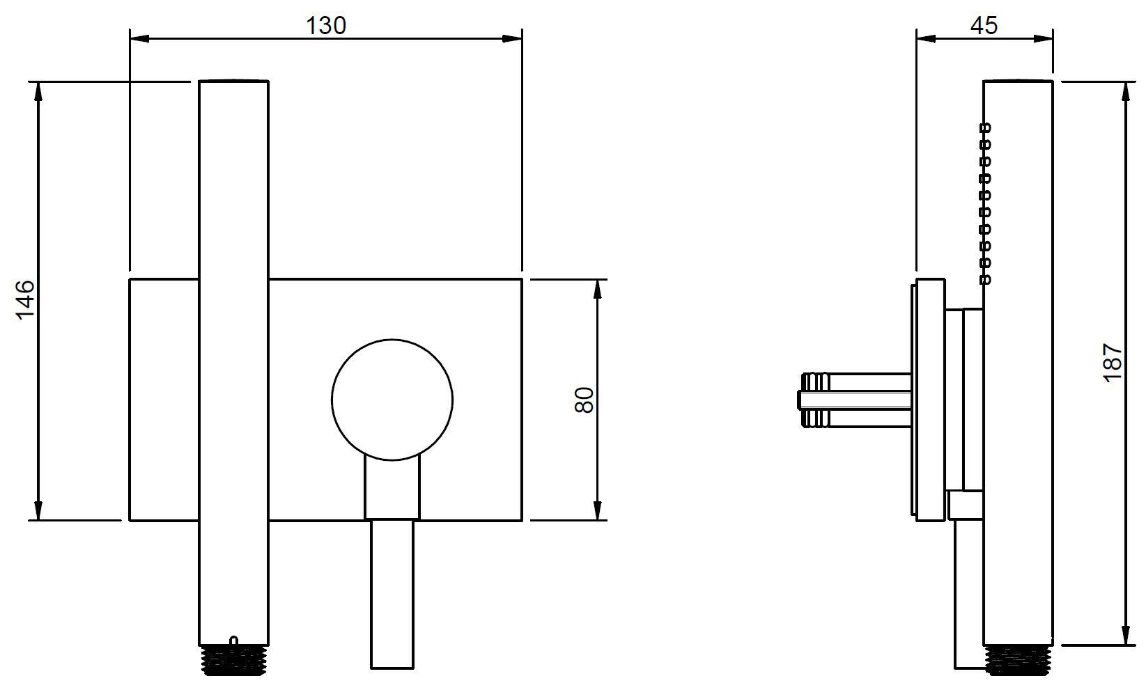 Dimensioni W-SMART RWIT 5C90 / 2BF6