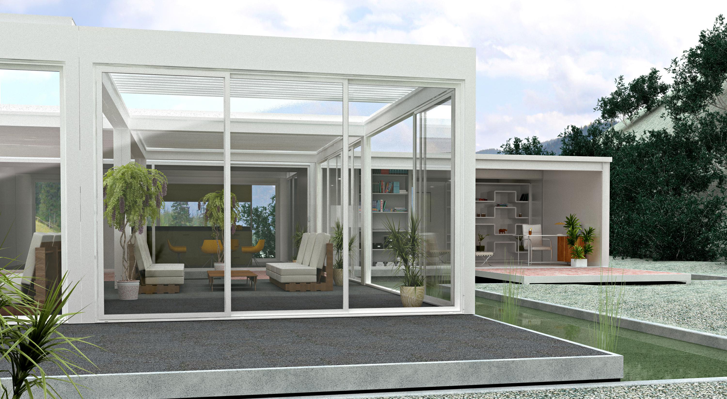 S.50 by SUNROOM - Vetrata scorrevole in alluminio - 4
