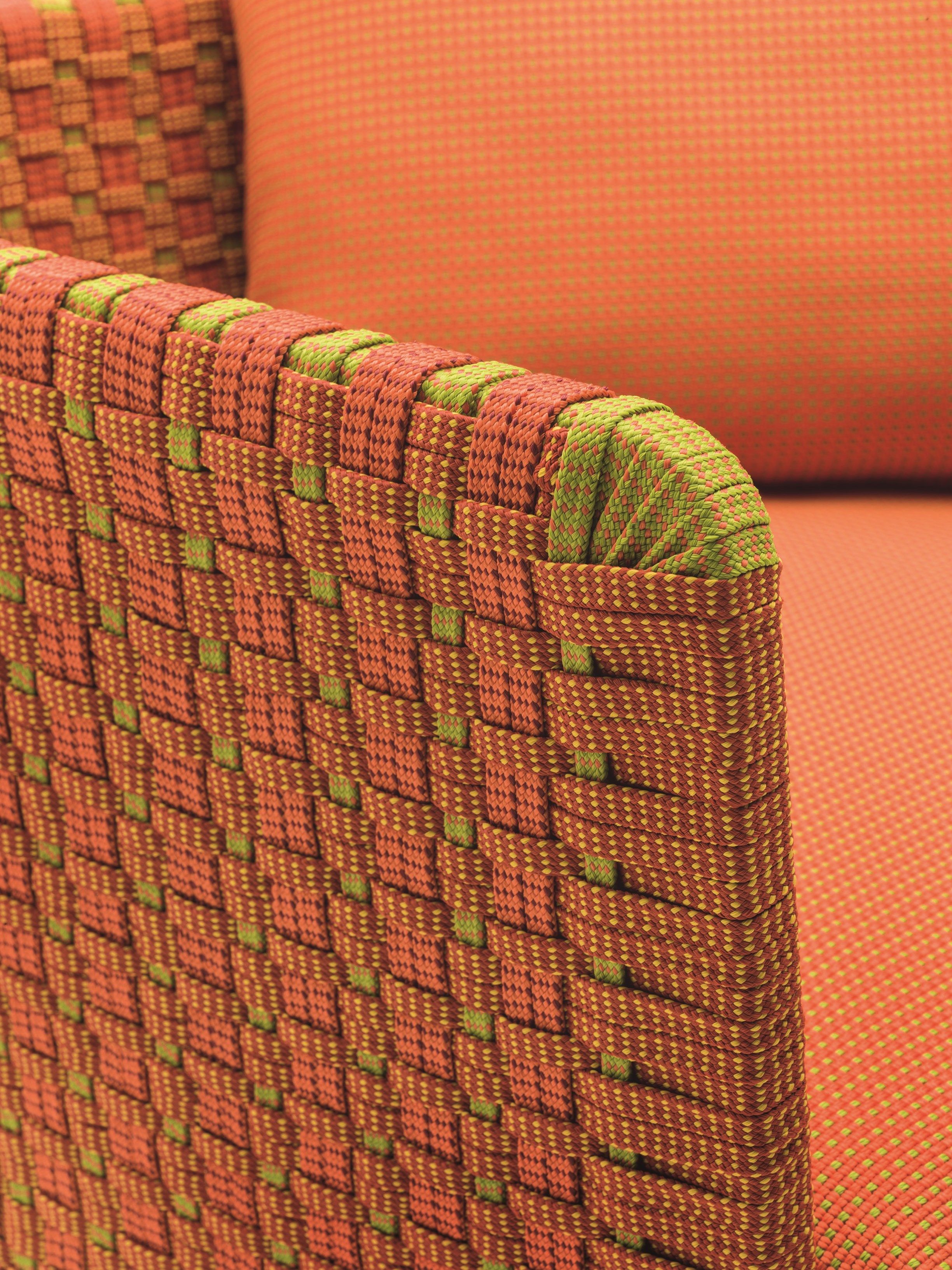 SABI Garden armchair with armrests Sabi Collection By Paola Lenti