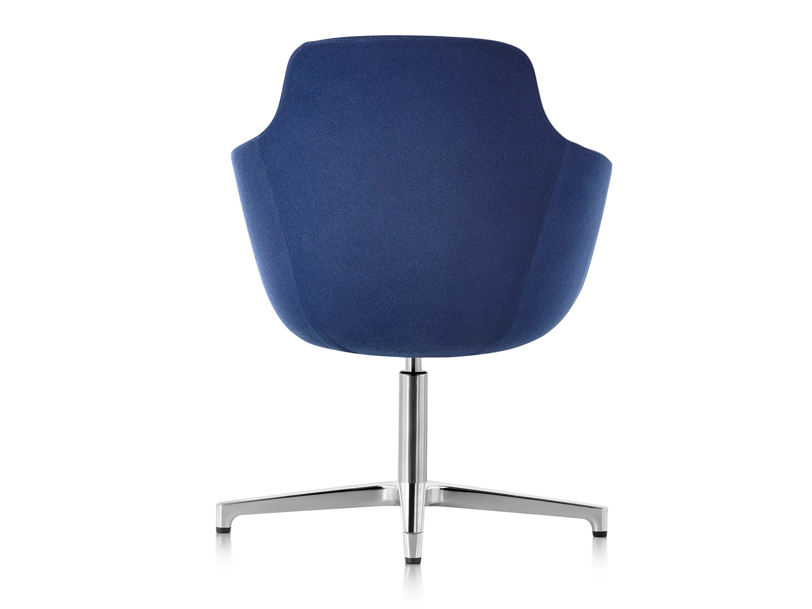 SAIBA Silla giratoria de tela de 4 radios con brazos By Herman Miller