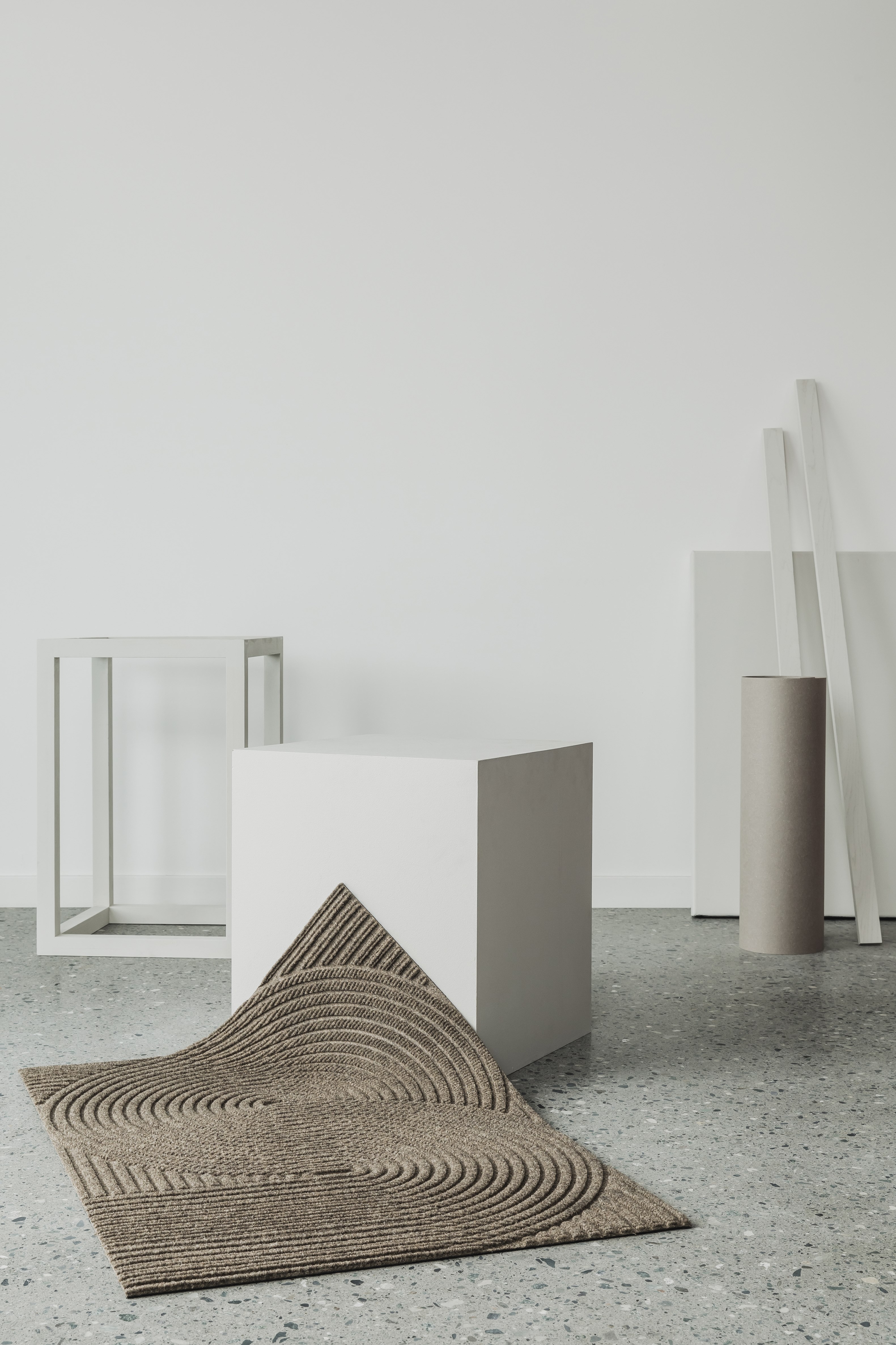 Rectangular recycled material rug SAND By Heymat design Kristine Five ...