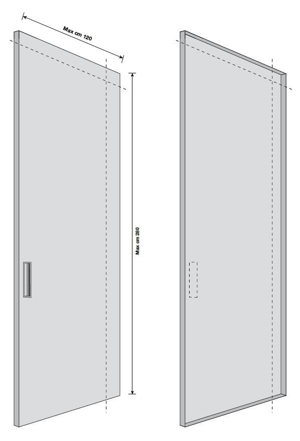 SCREEN Glass door Aluminium Chic Collection By Longhi design