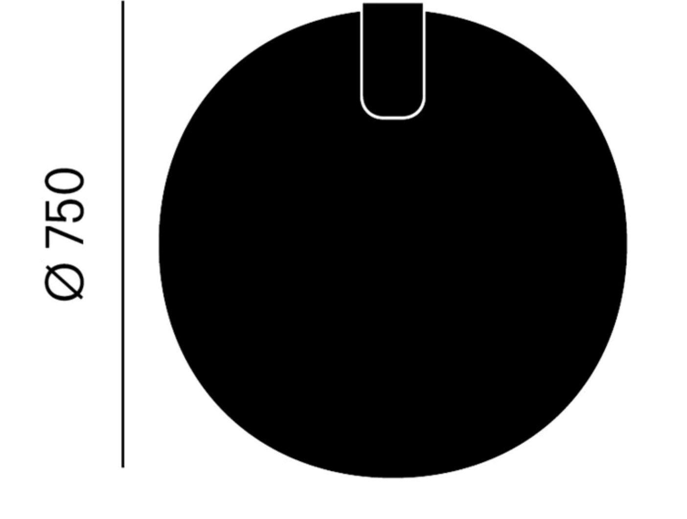 SCULPTURES JEUX CLIP Ø 75 OAK Mirror By In Stock design Ottone Studio