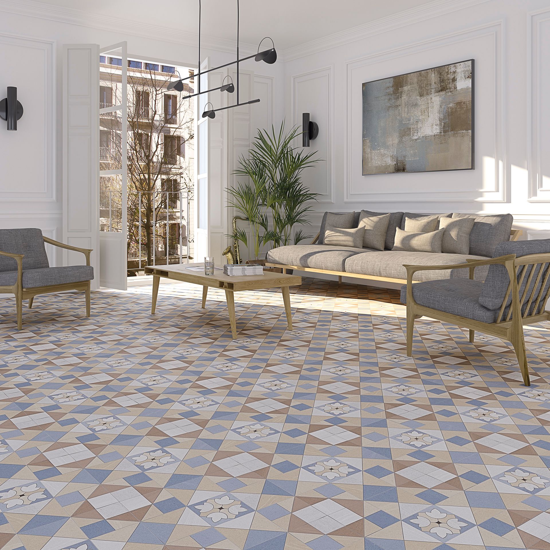 SEINE by VIVES - Pavimento in gres porcellanato effetto pietra - 8