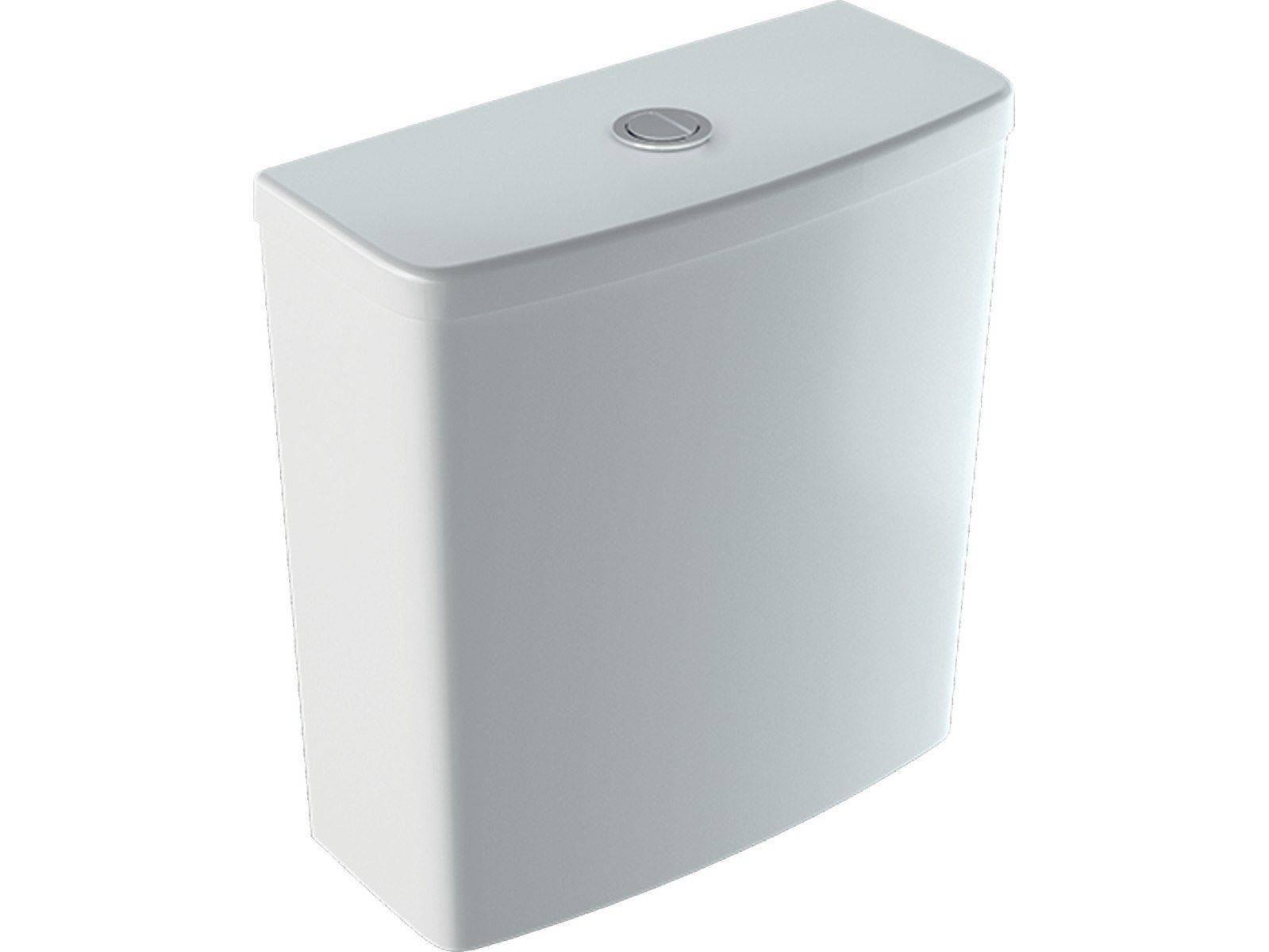 SELNOVA SQUARE by Geberit - Cassetta di scarico esterna in Vetrochina