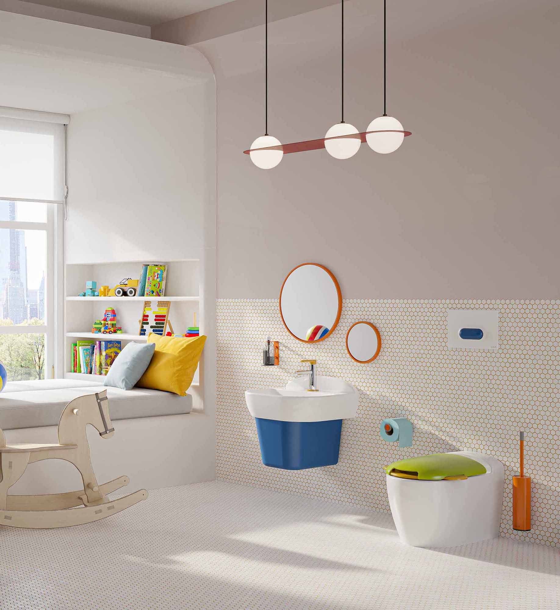 SENTO KIDS | Scopino by VitrA Bathrooms - Scopino da parete in metallo - 4