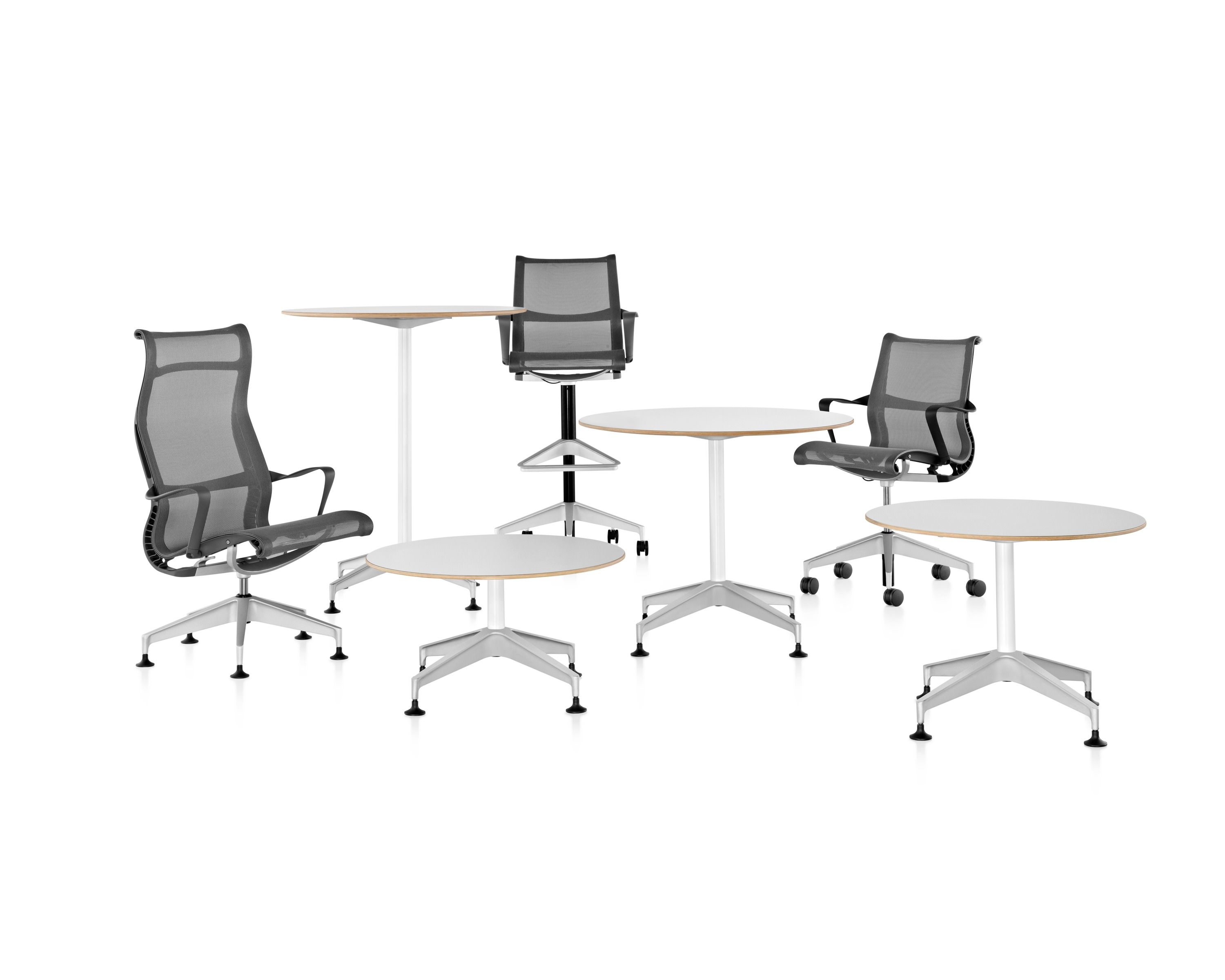 SETU Office chair with armrests Setu Collection By Herman Miller design Studio 7.5