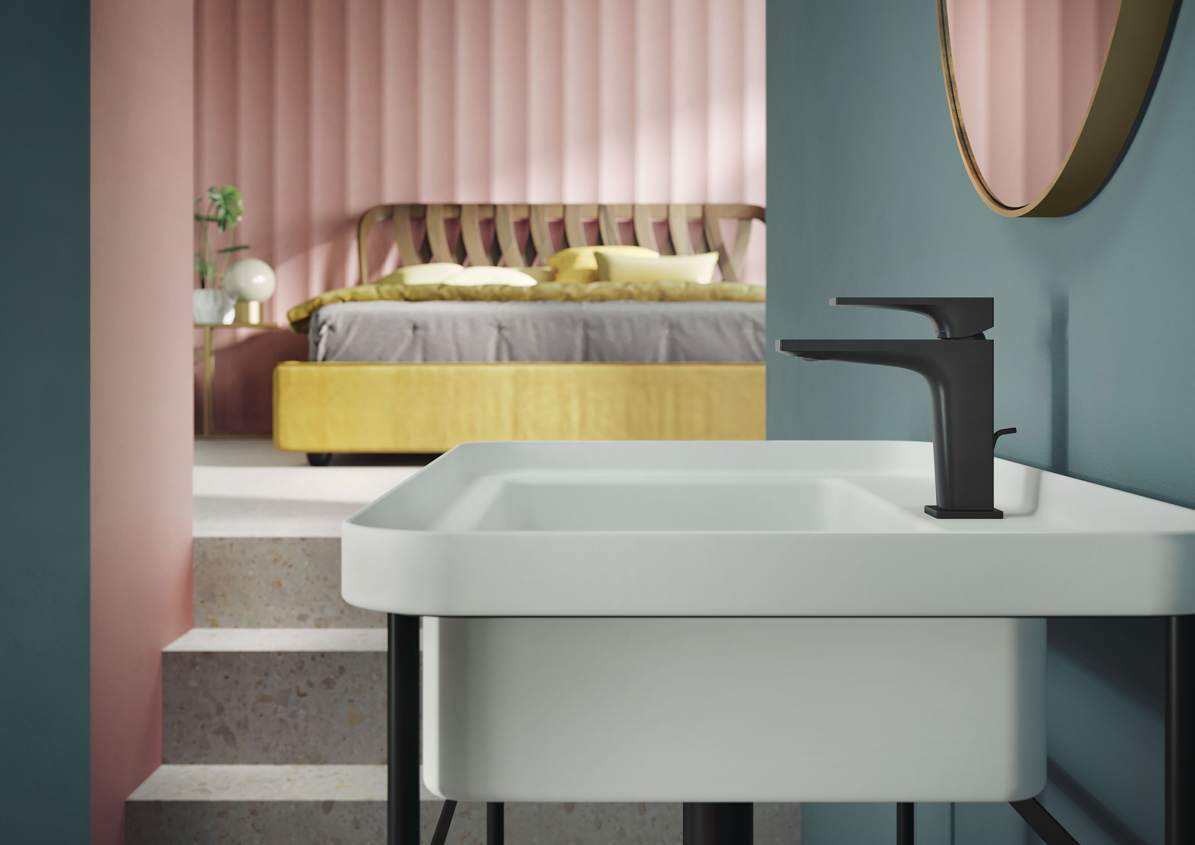 SEVEN by Nobili - Miscelatore per lavabo da piano con piletta - 3