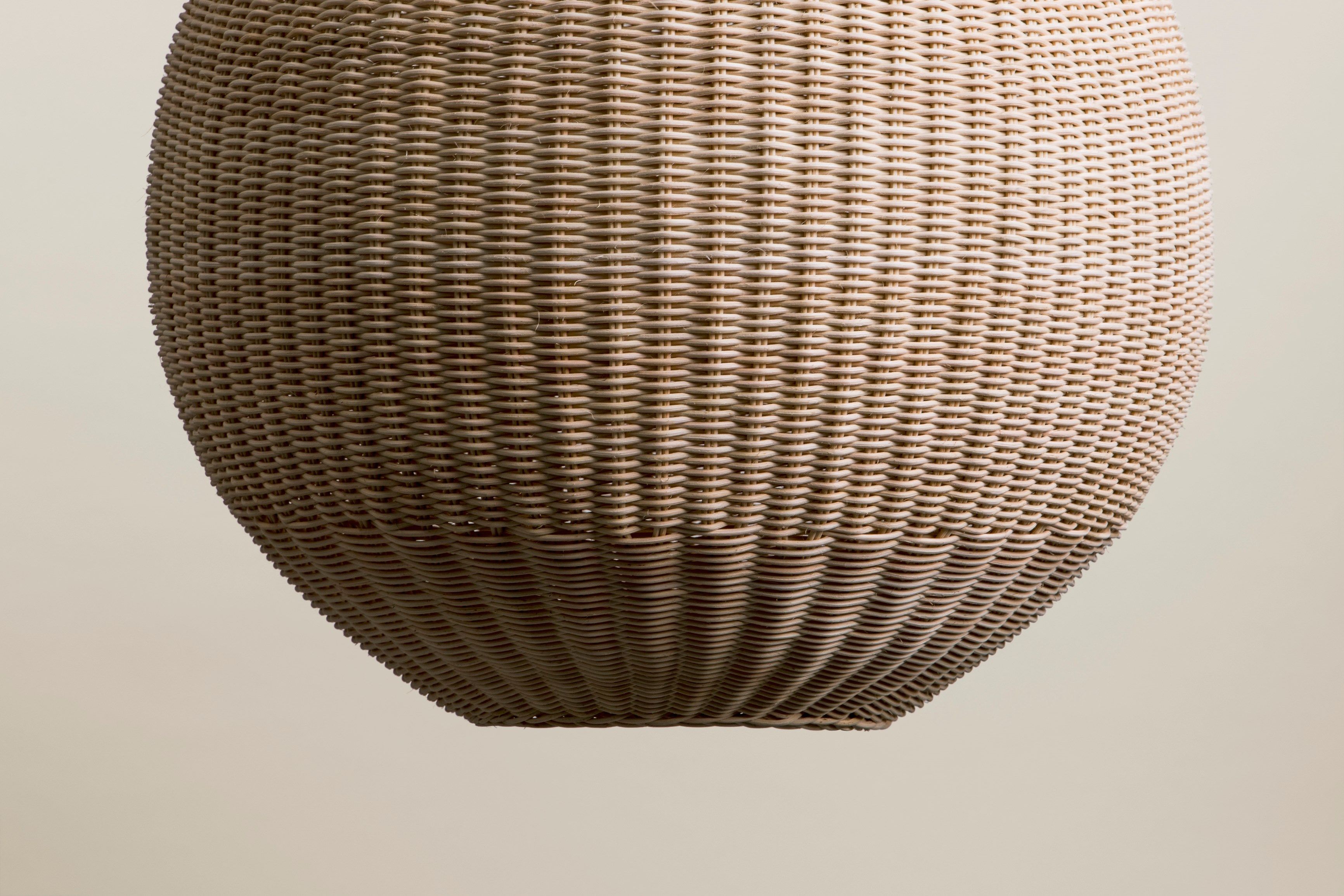 SFERA by Bottega Intreccio - Lampada a sospensione in midollino - 3