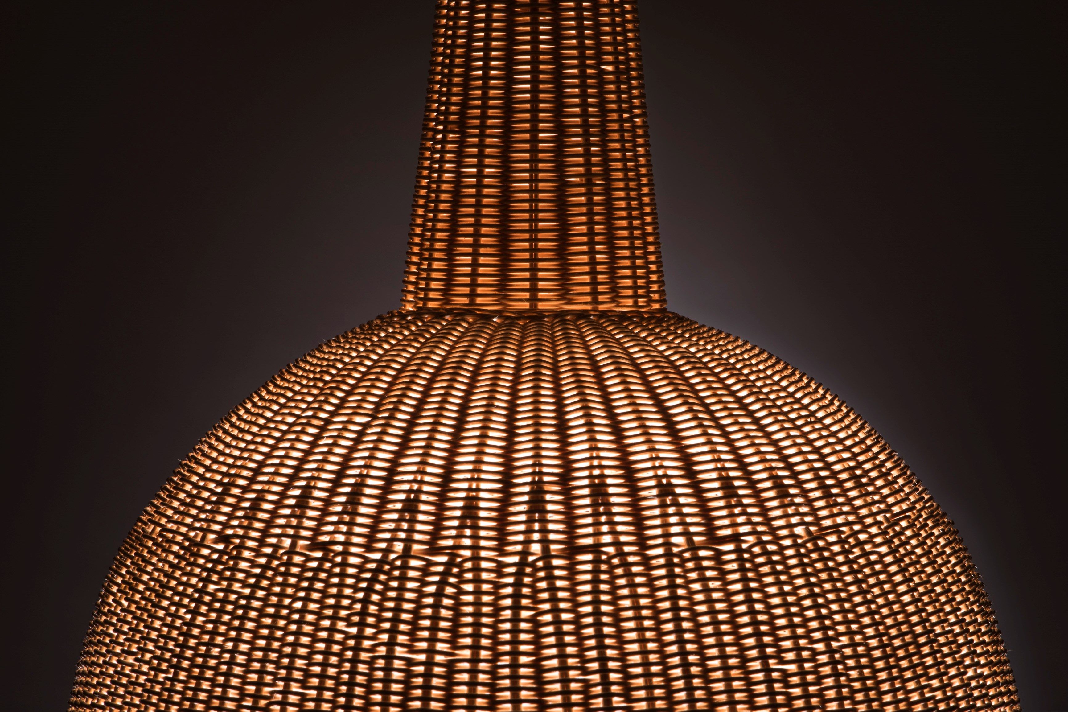 SFERA by Bottega Intreccio - Lampada a sospensione in midollino - 5