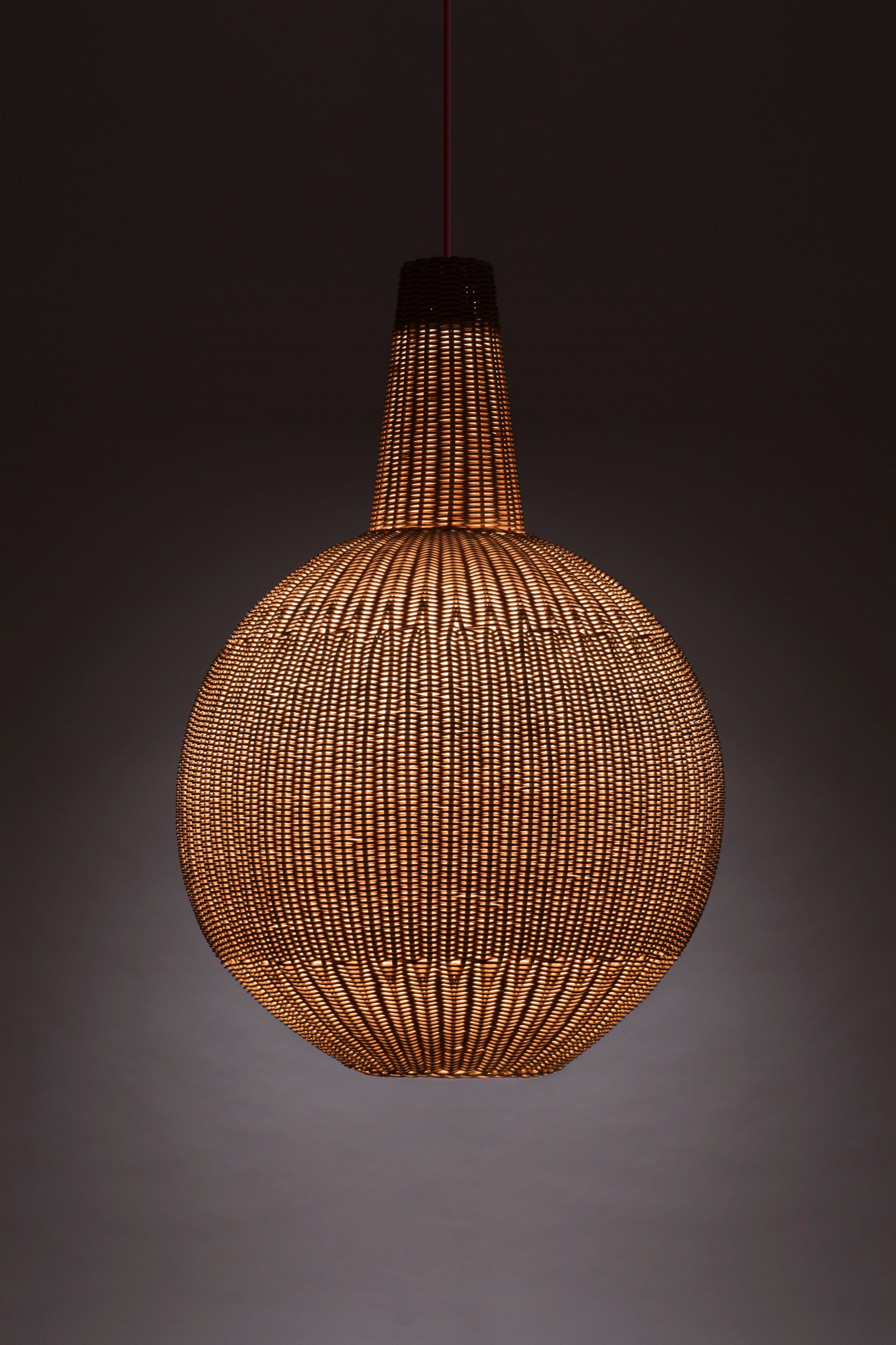 SFERA by Bottega Intreccio - Lampada a sospensione in midollino - 4