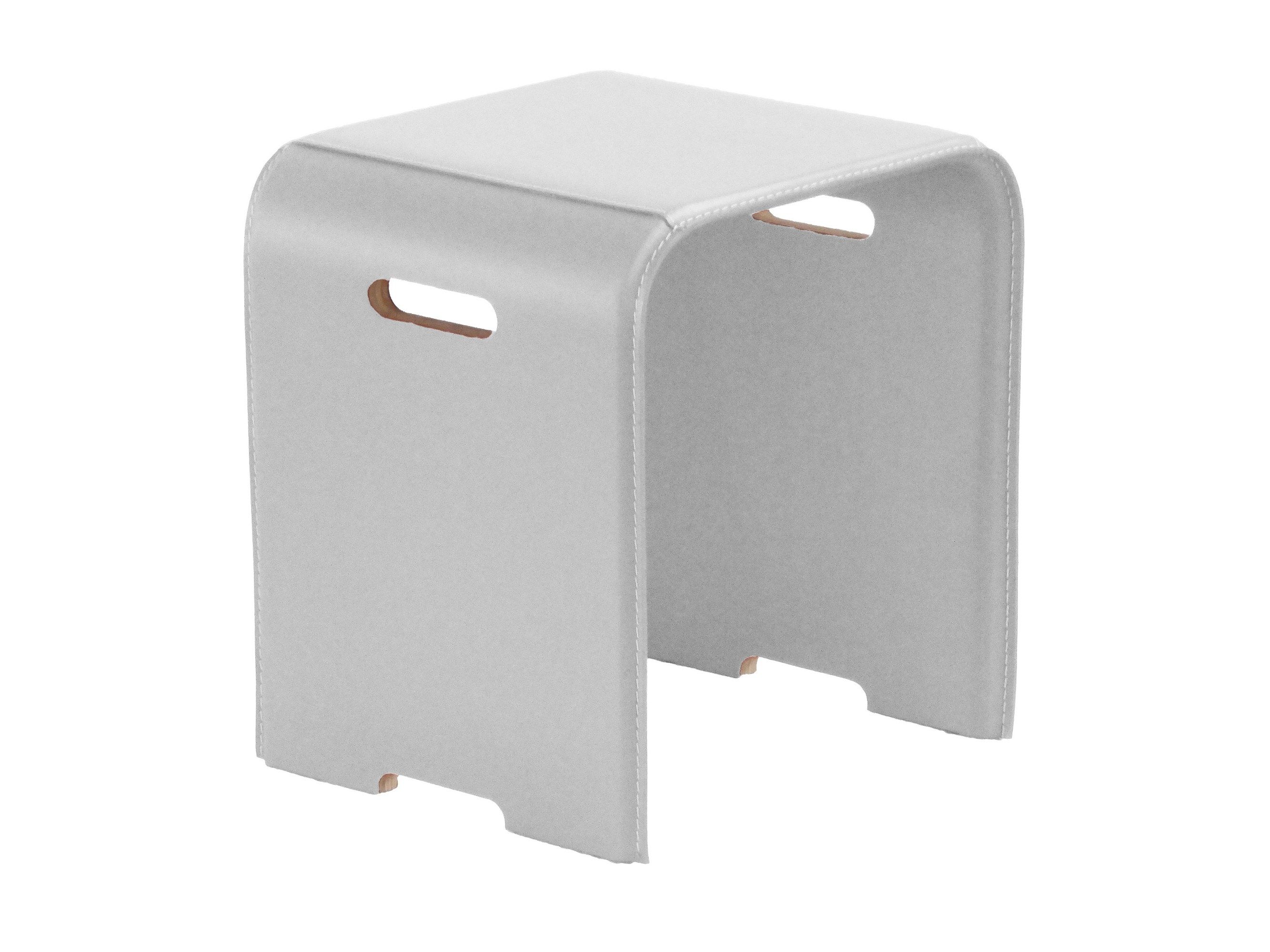 Bonded leather stool SGABY By LIMAC design FIRESTYLE