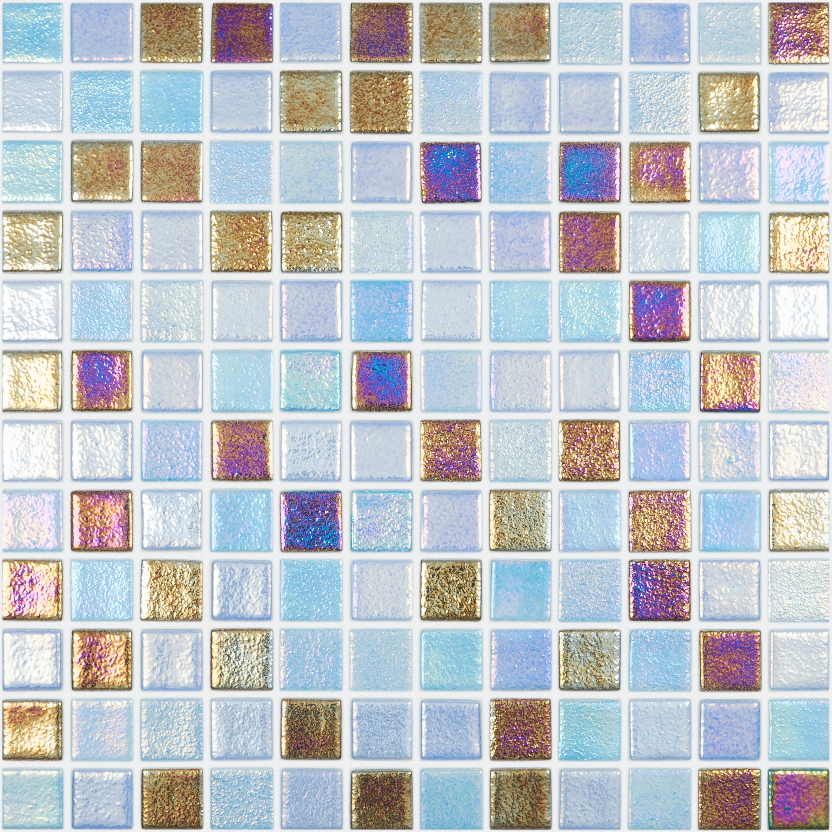 Glass Pool liner / mosaic SHELL By VIDREPUR