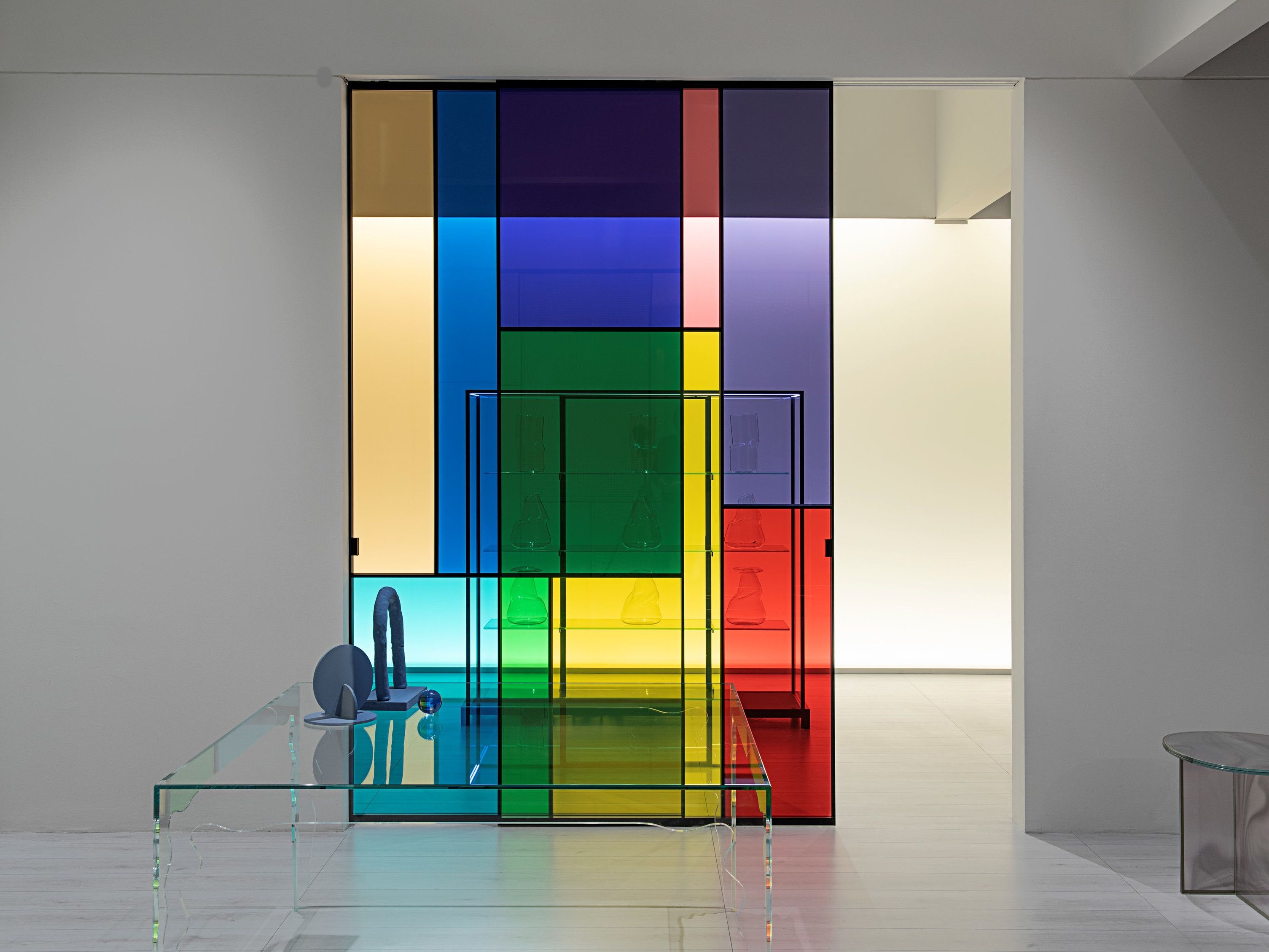 SHERAZADE SLIDE PATCHWORK by Glas Italia - Parete mobile in vetro - 3