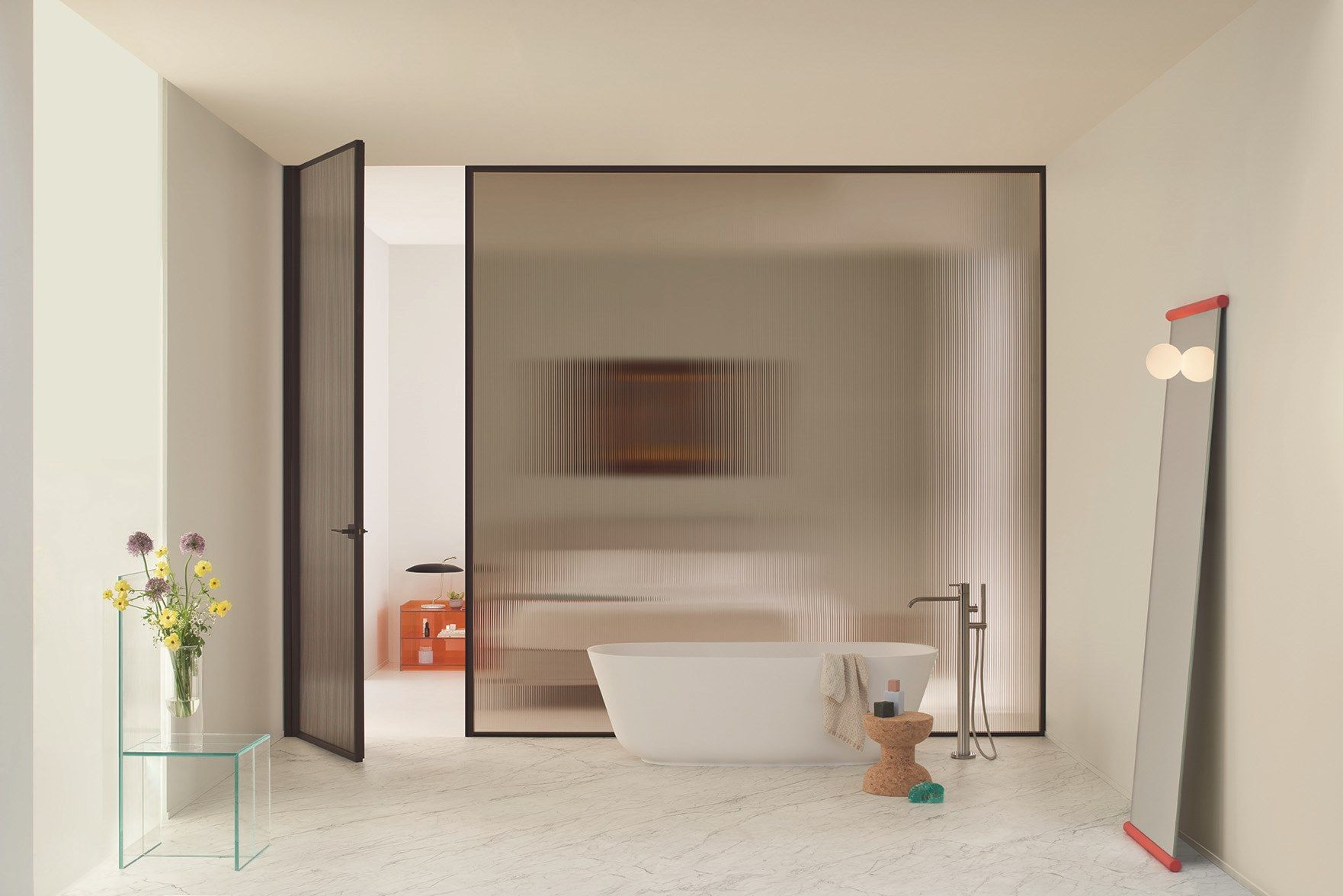 SHERAZADE WALL by Glas Italia - Parete mobile scorrevole in vetro - 5