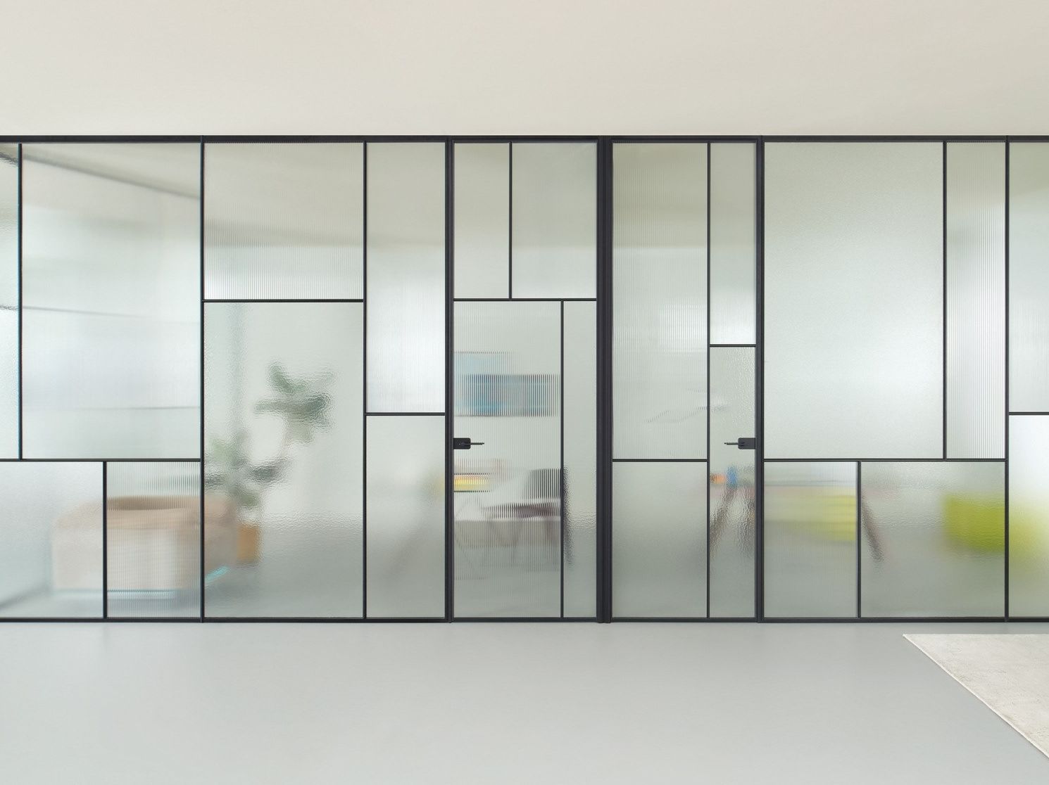 SHERAZADE WALL PATCHWORK by Glas Italia - Parete divisoria in vetro