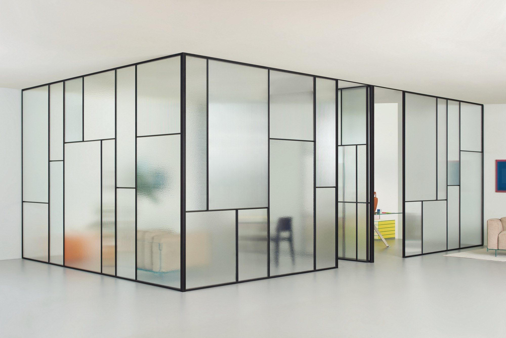 SHERAZADE WALL PATCHWORK by Glas Italia - Parete divisoria in vetro - 8