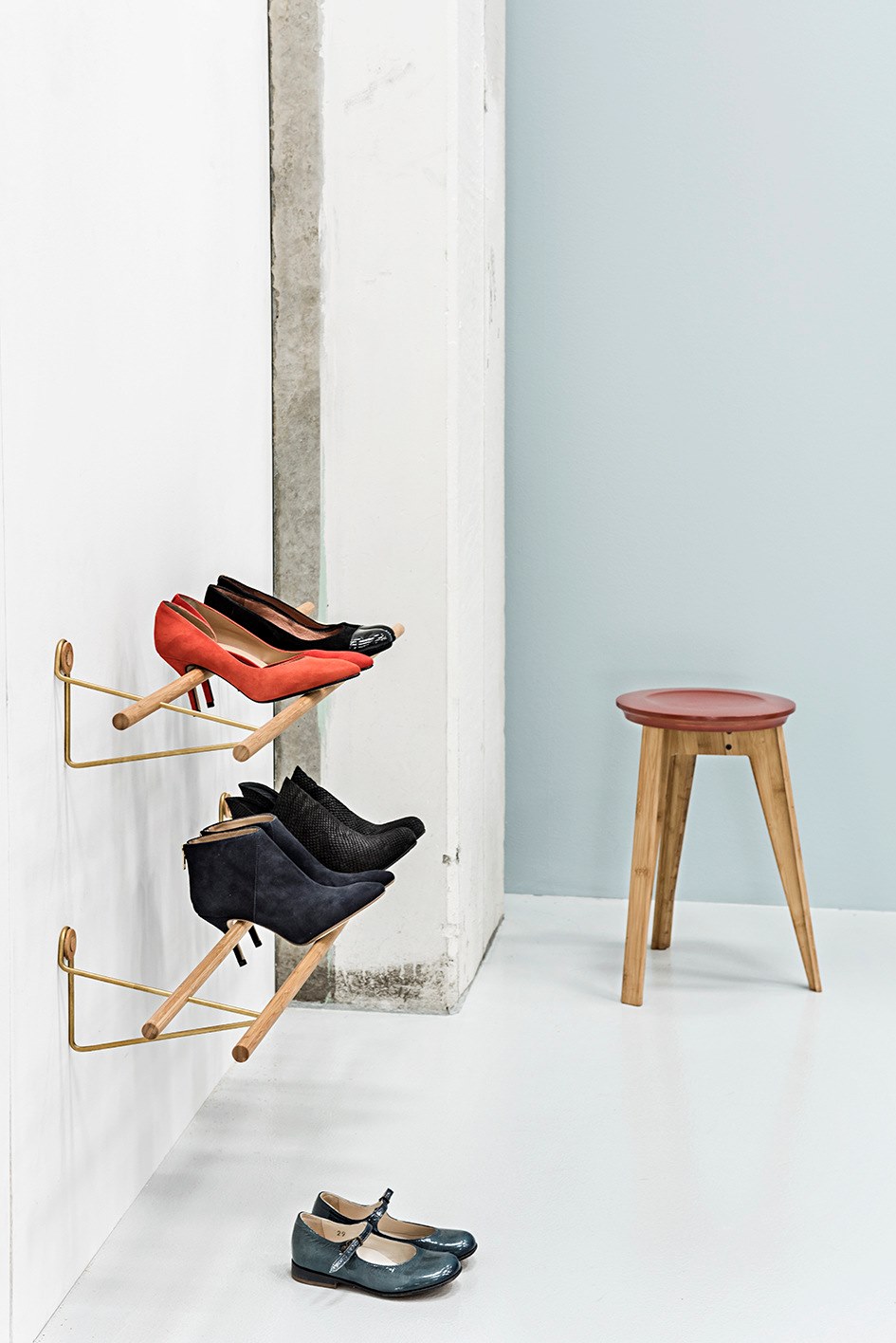 We Do Wood Schuhregal Mini – Schwarz, Kompakt, Stabil – Minimalistisches Design Für Flur, Garderobe Oder Als Beistellregal