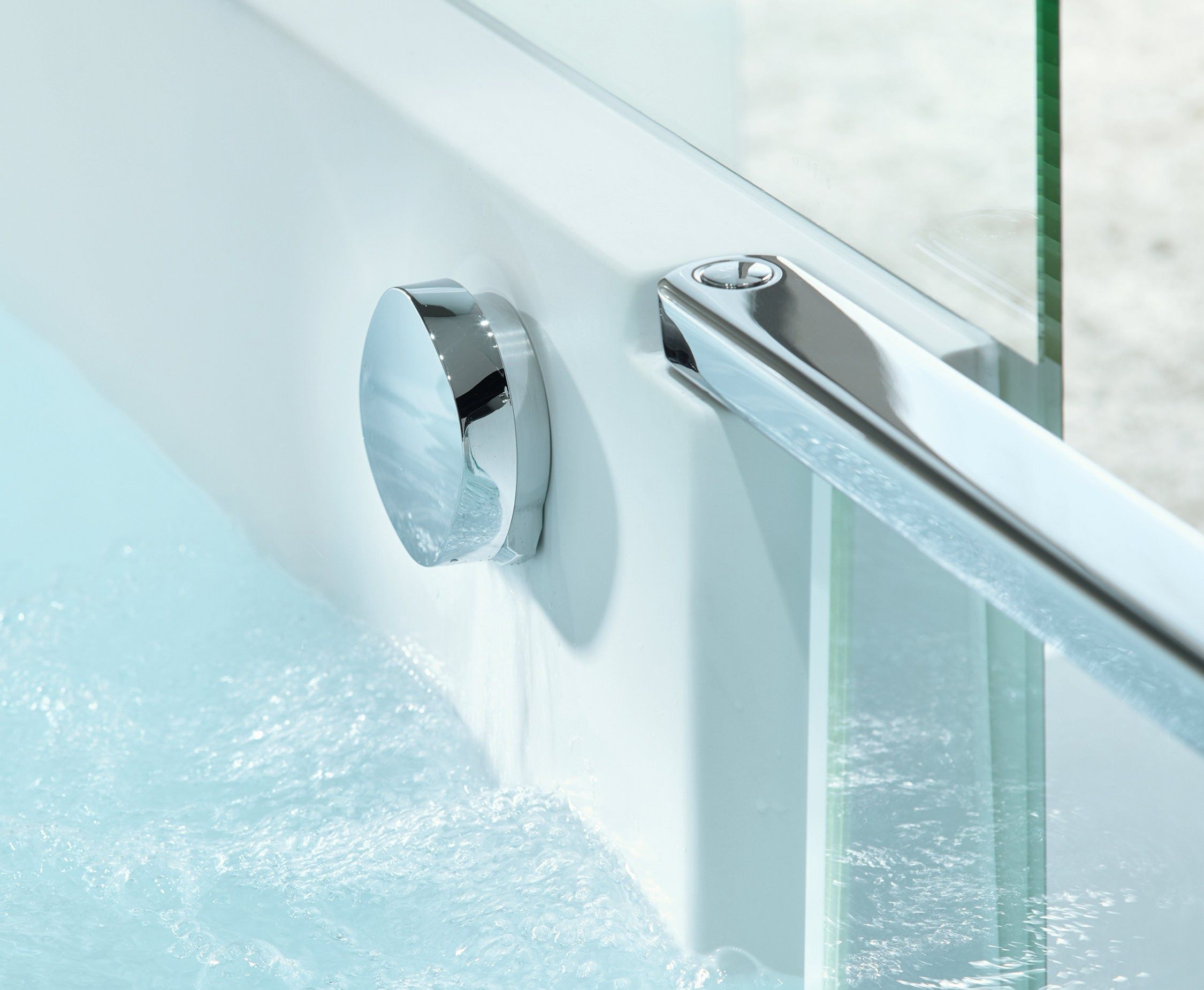 SHOWER + BATH Bathtub with shower By Duravit design EOOS