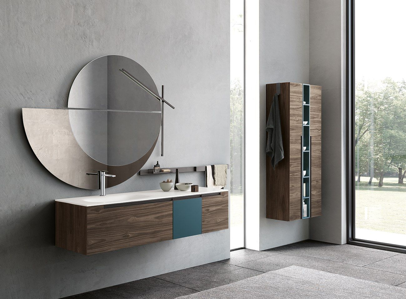 SIDE 02 by Archeda - Mobile lavabo con specchio - 6