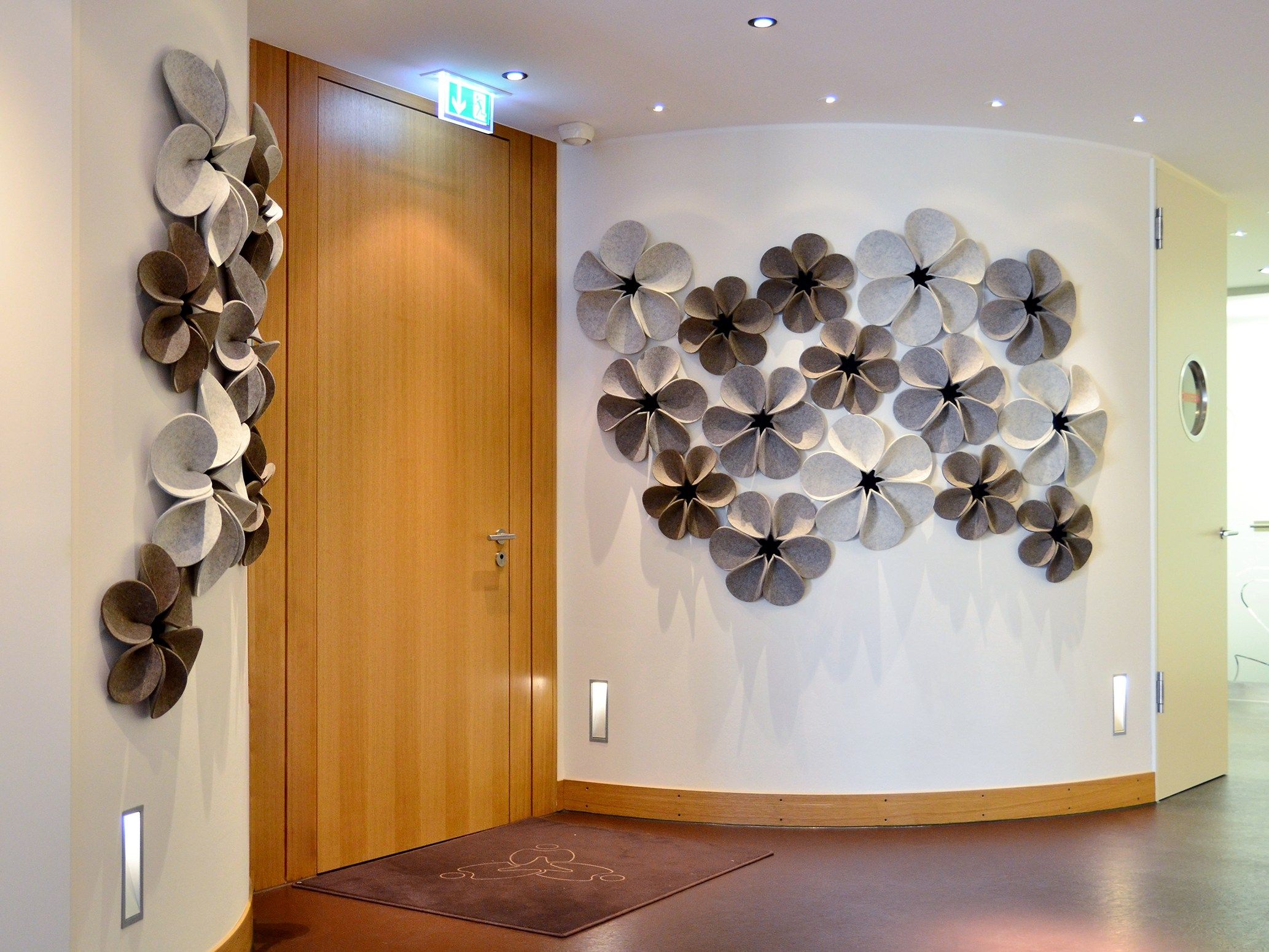 Felt Acoustic wall panel SILENT FLOWER By HEYSIGN