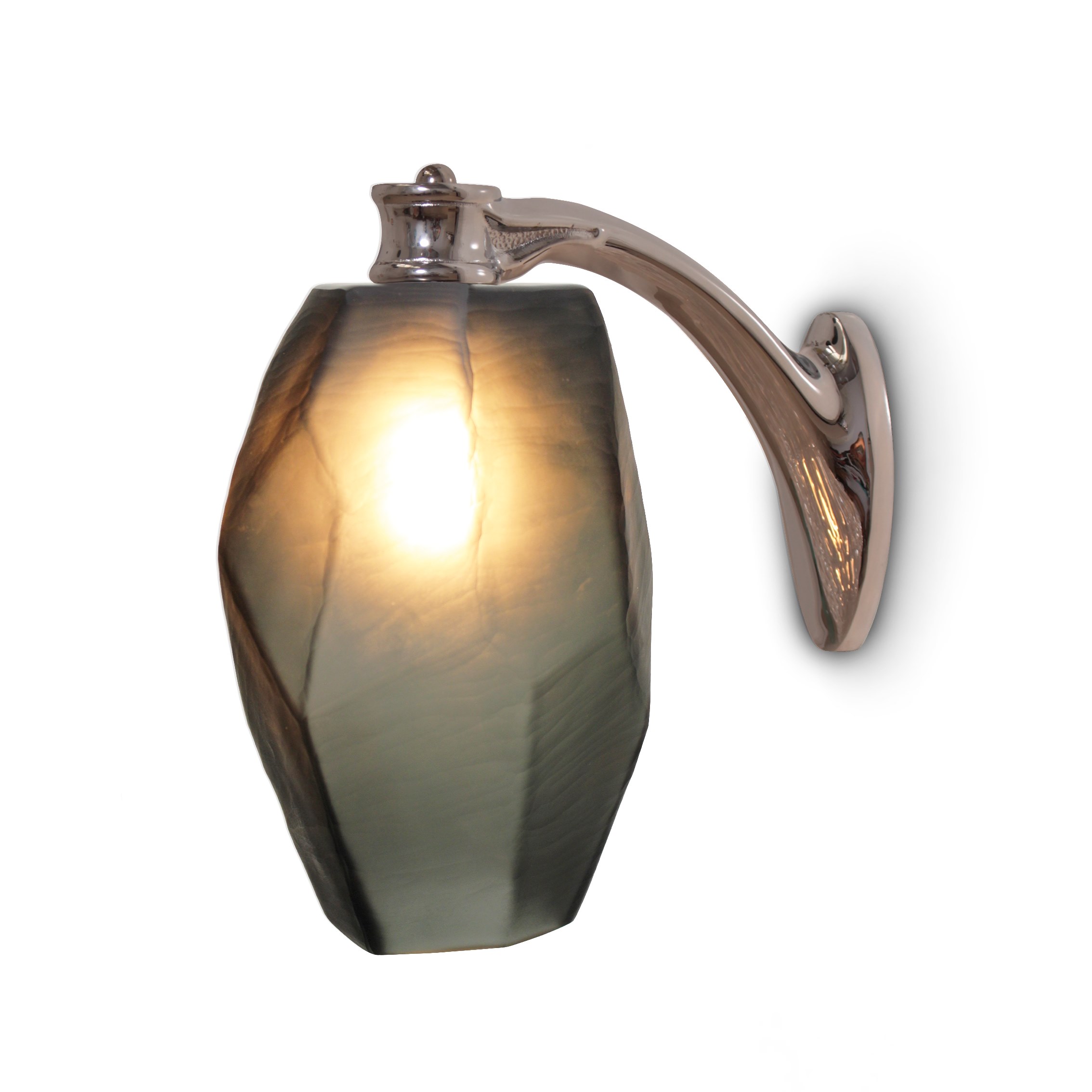 Picture of SILEX | Wall lamp Glass wall lamp with fixed arm By Concept Verre