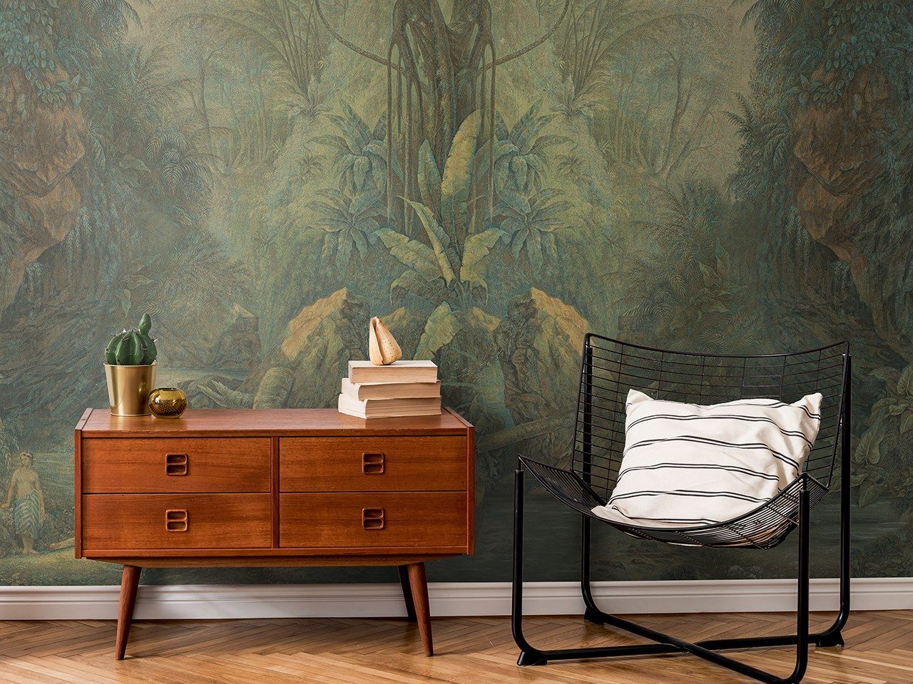SILKY JUNGLE Wallpaper By Texturae design Sara Ricciardi